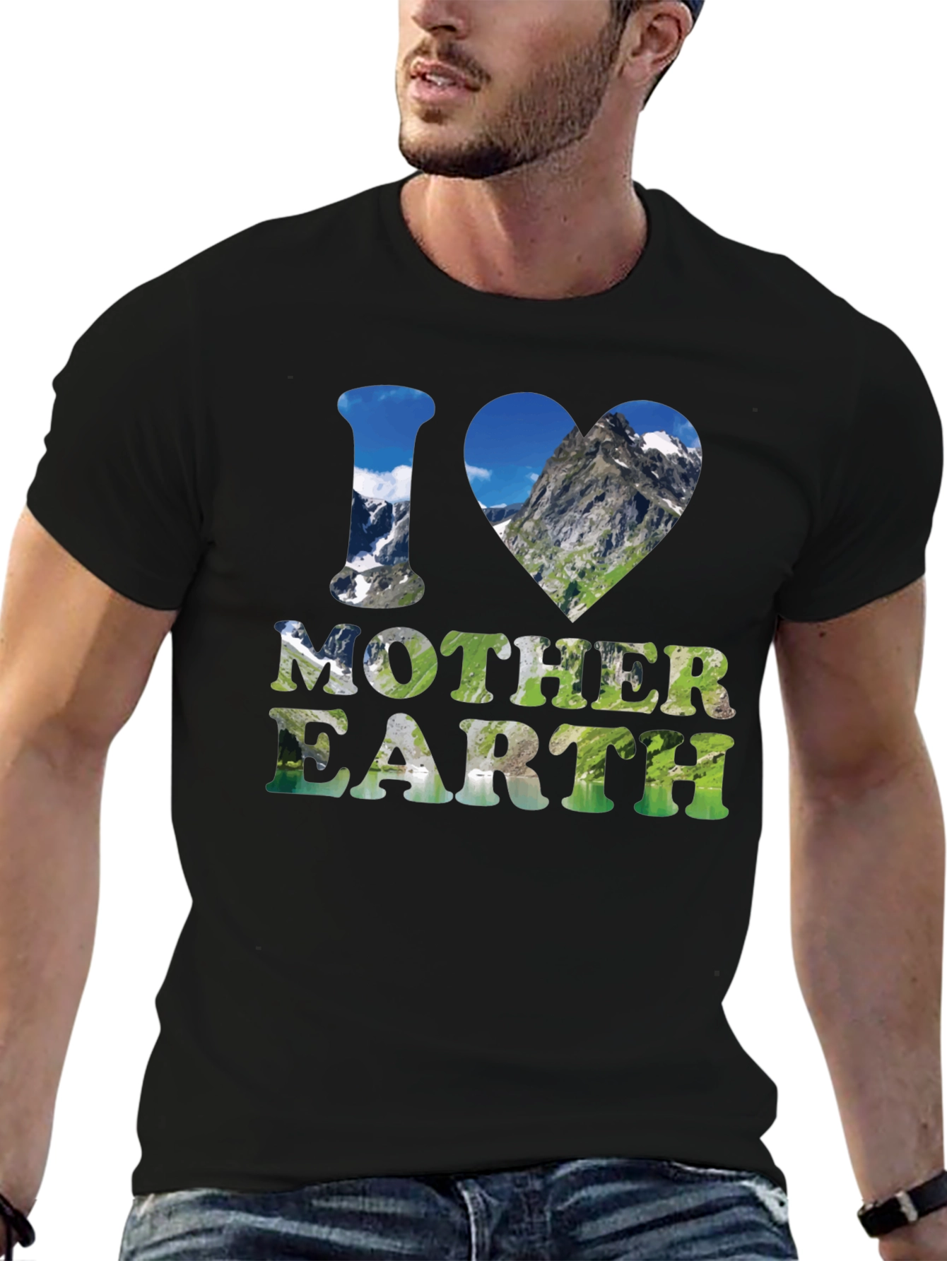 I Love Mother Earth Graphic T-Shirt