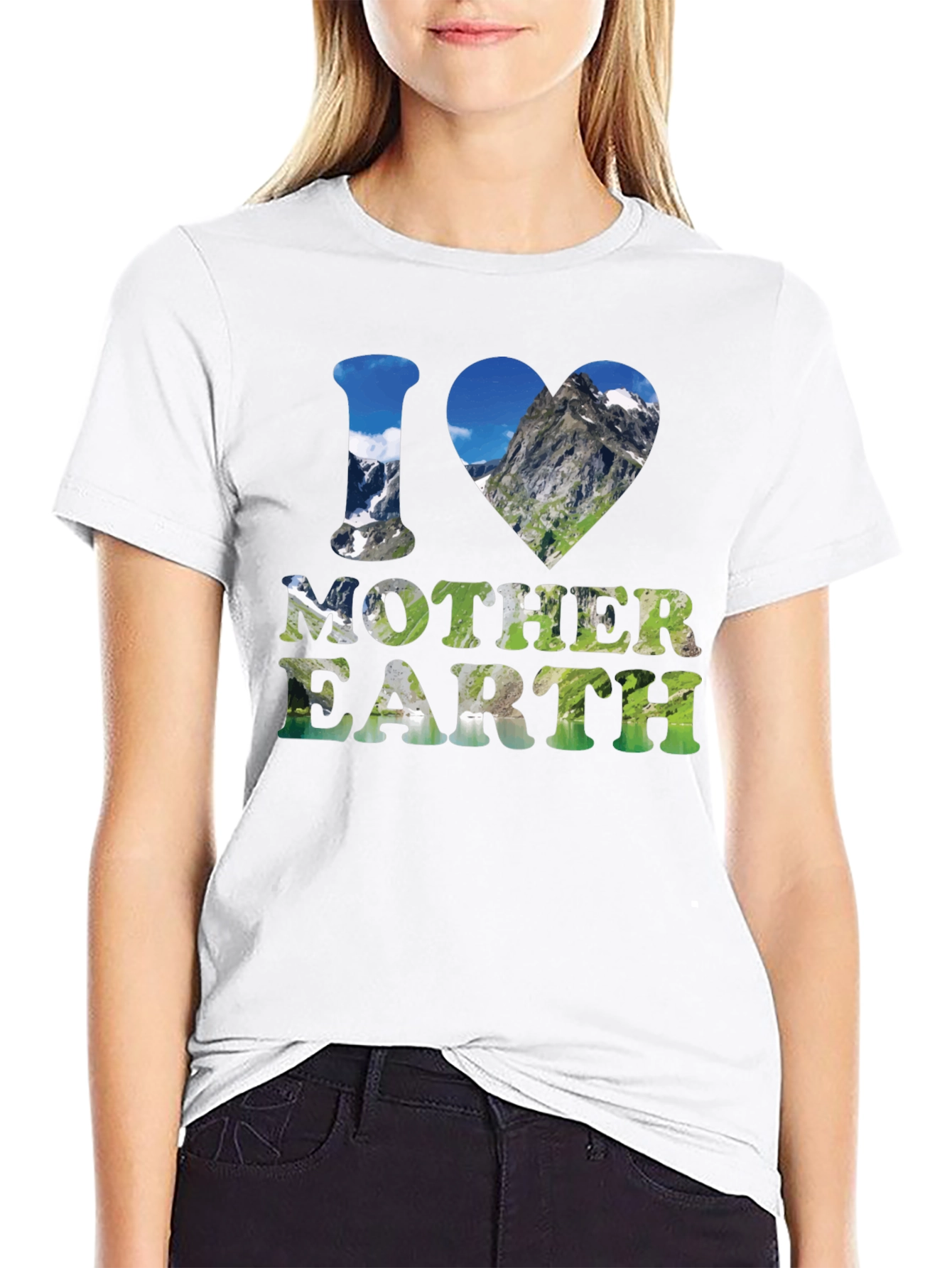 I Love Mother Earth Graphic T-Shirt