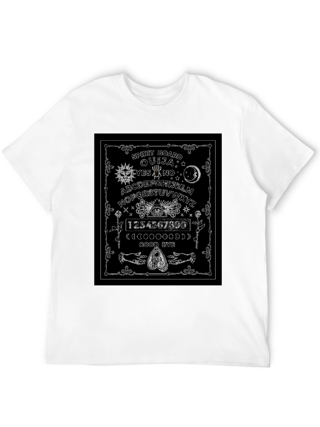 Ouija Board Spirit Graphic T-Shirt