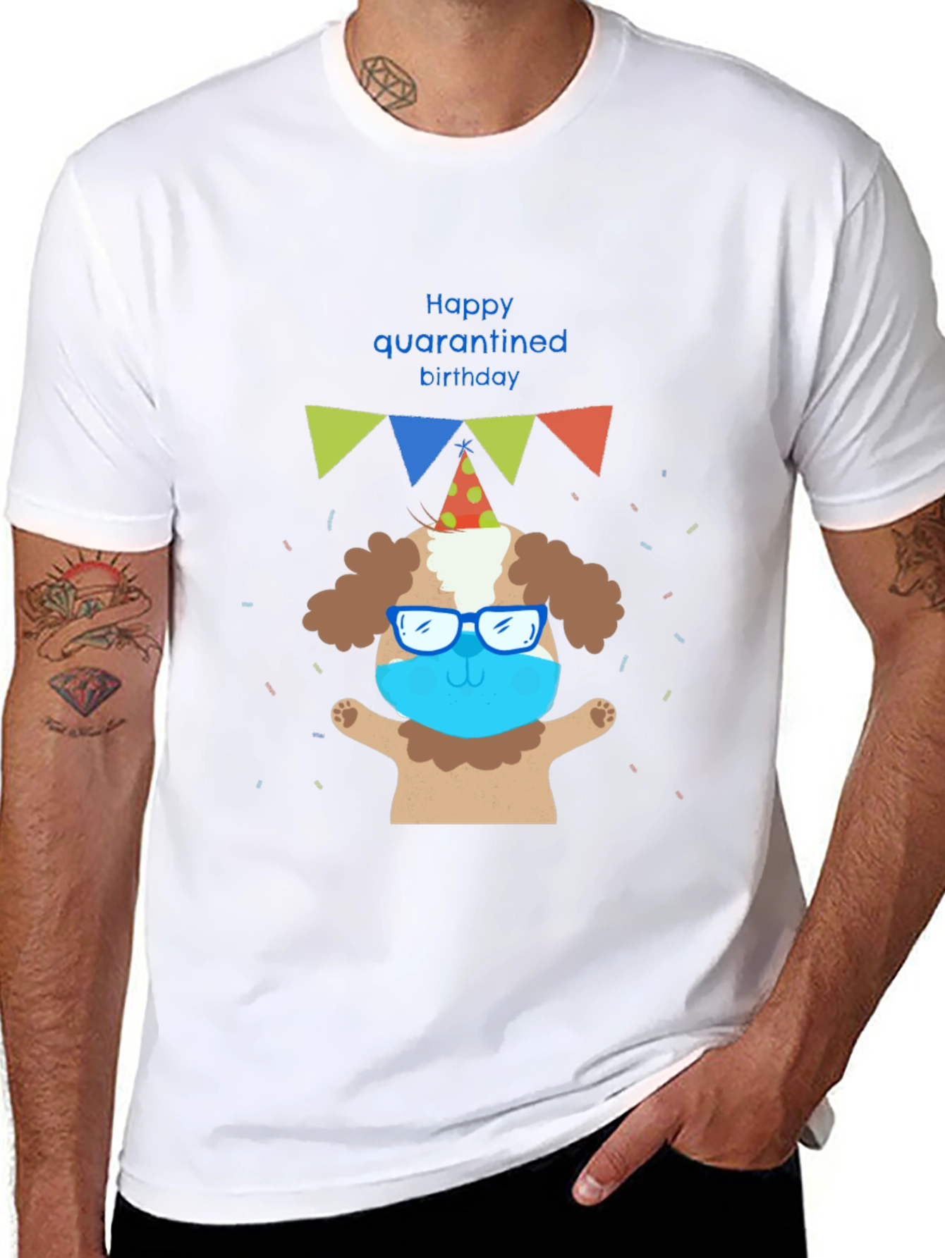 Quarantine Birthday Dog T-Shirt