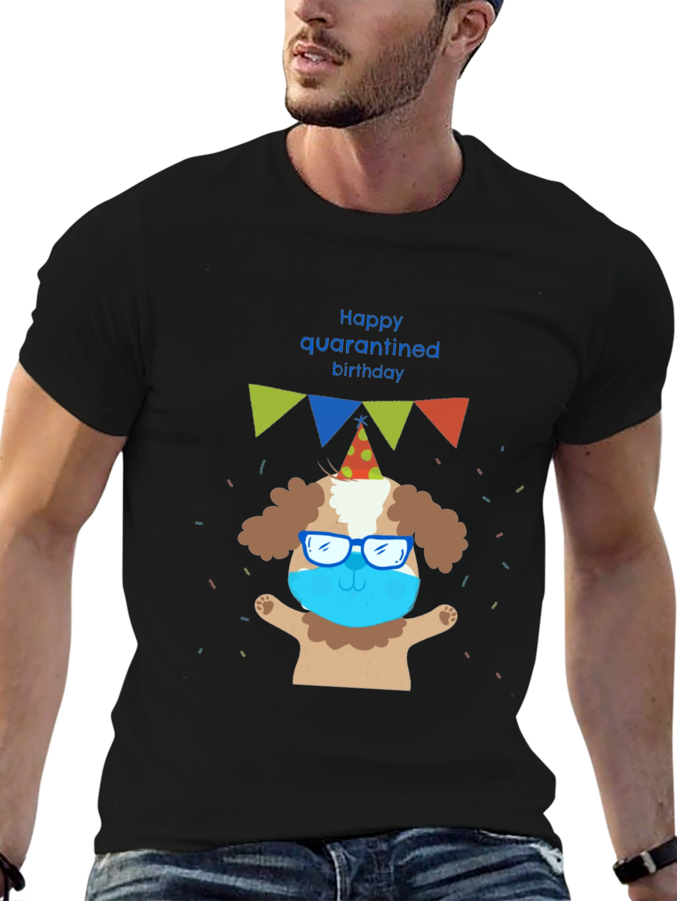 Quarantine Birthday Dog T-Shirt