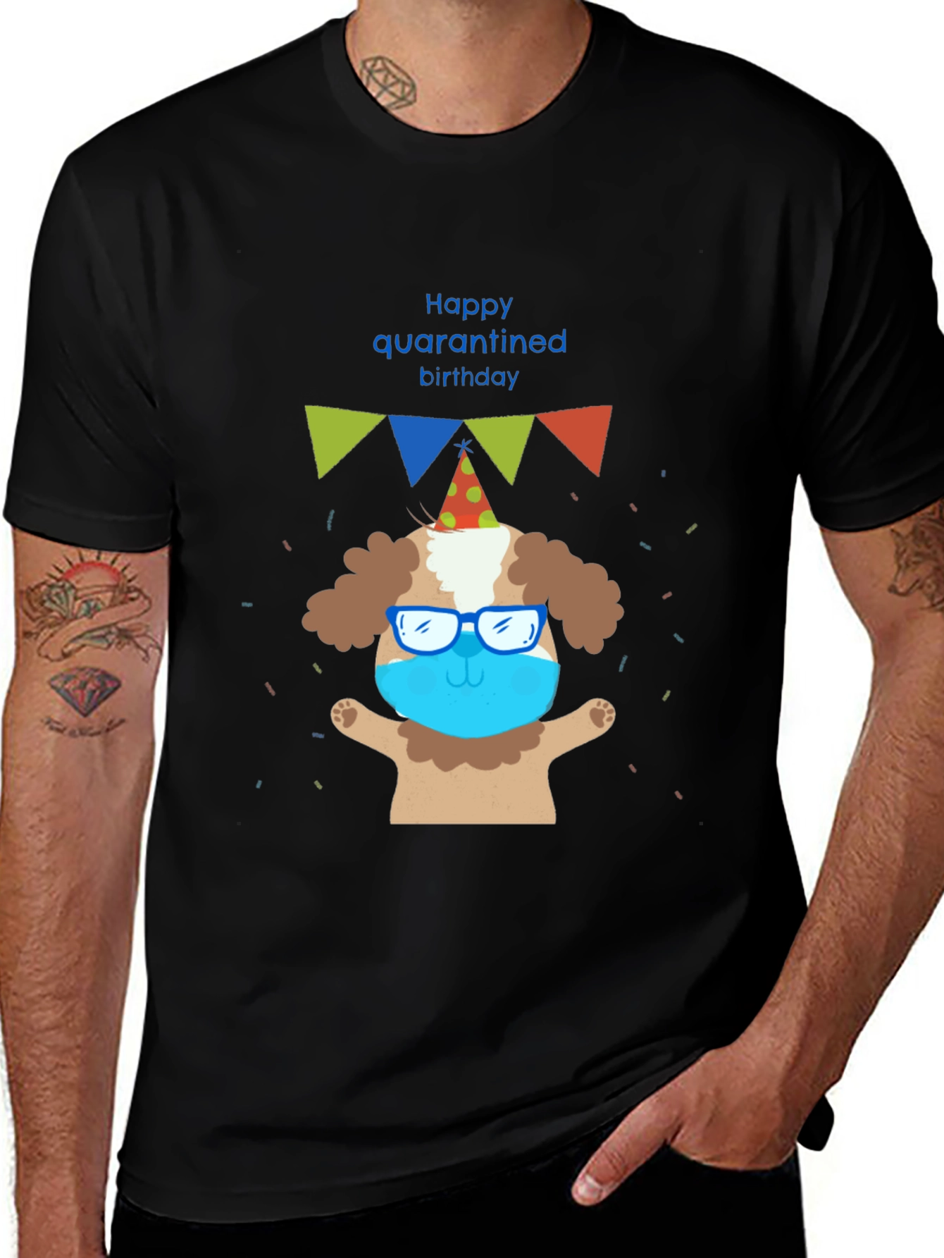 Quarantine Birthday Dog T-Shirt