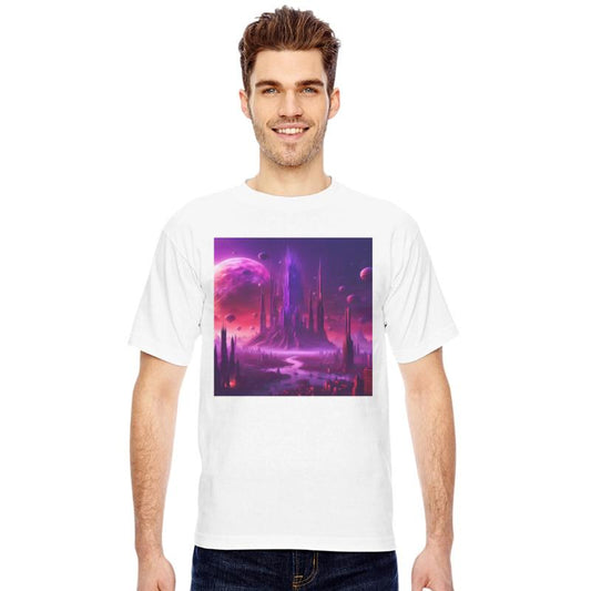 UFO Sci-Fi Alien Planet Futuristic Skyscrapers