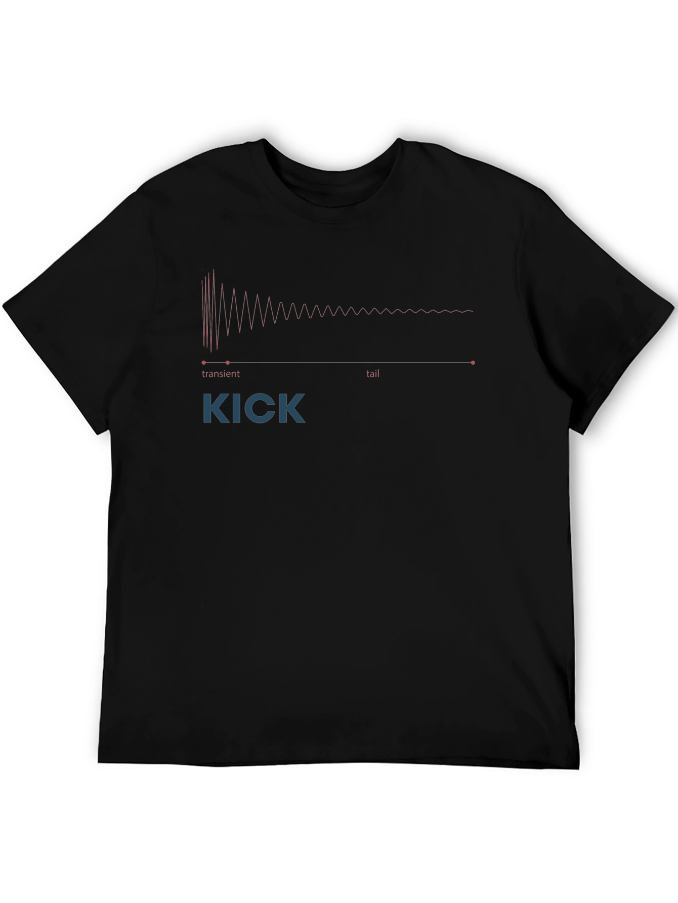KICK Transient Tail Graphic Tee - Black