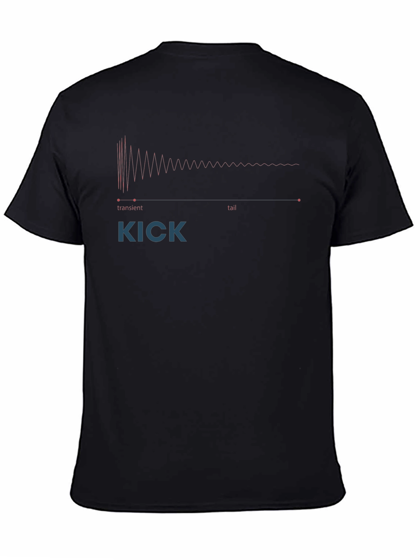 KICK Transient Tail Graphic Tee - Black