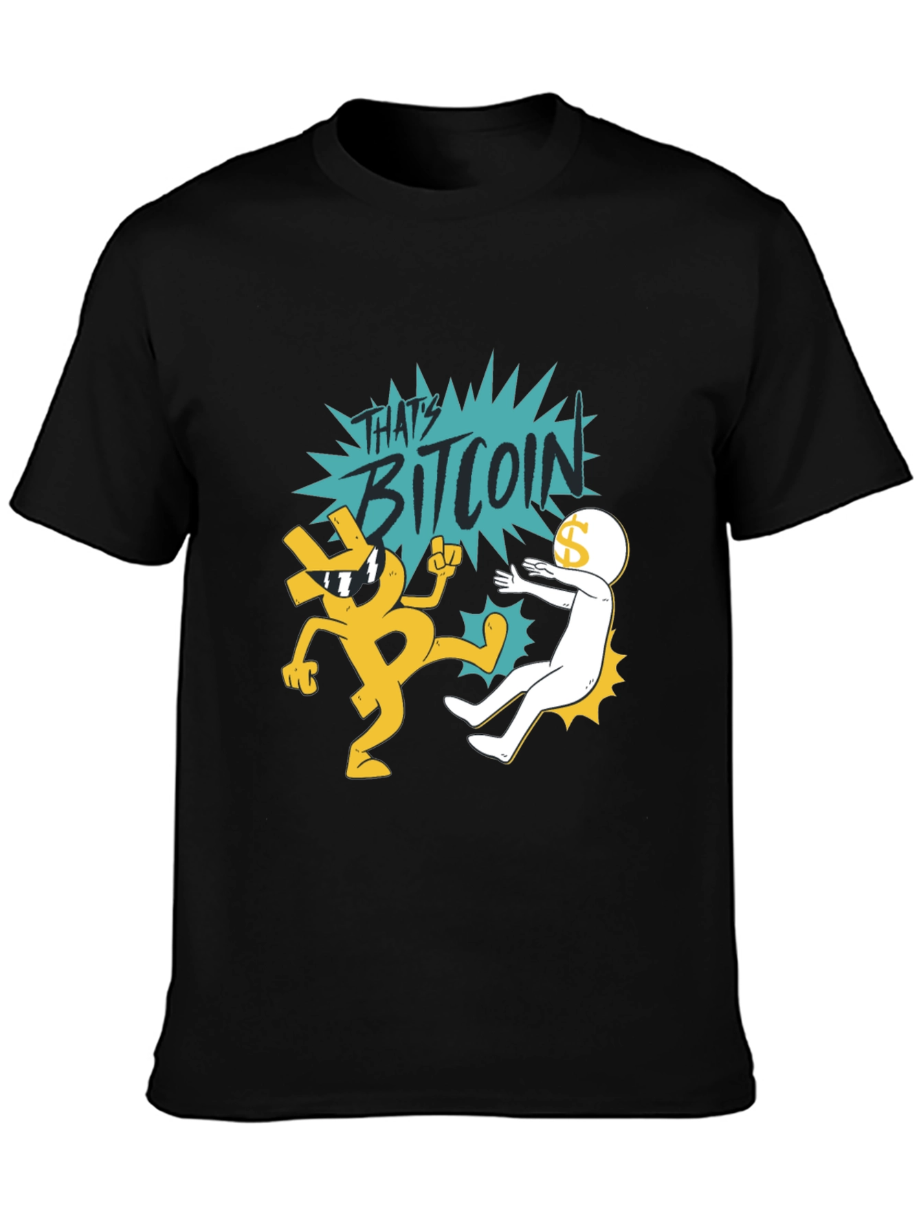 Thats Bitcoin! Graphic Black T-Shirt