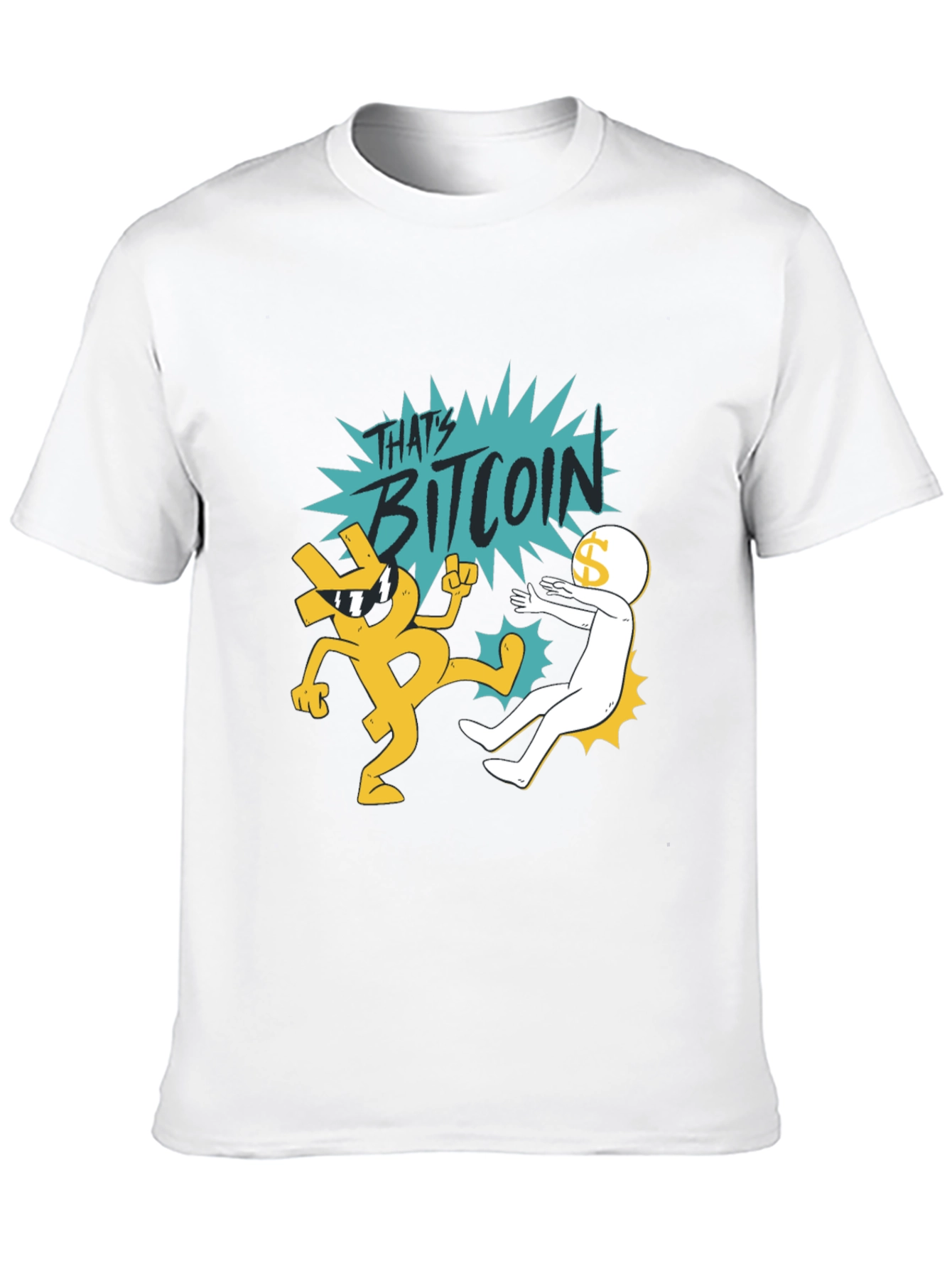 Thats Bitcoin! Graphic Black T-Shirt