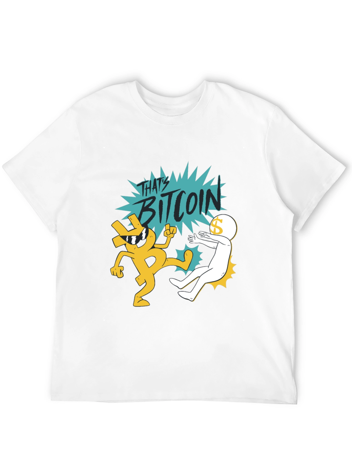 Thats Bitcoin! Graphic Black T-Shirt