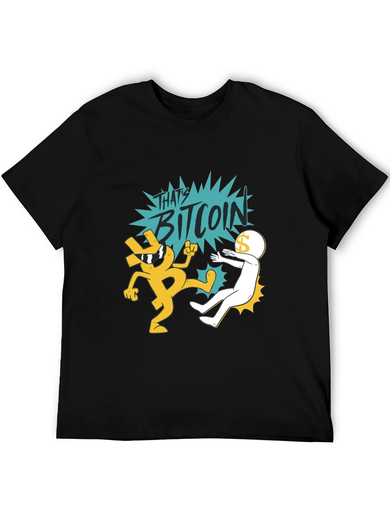 Thats Bitcoin! Graphic Black T-Shirt