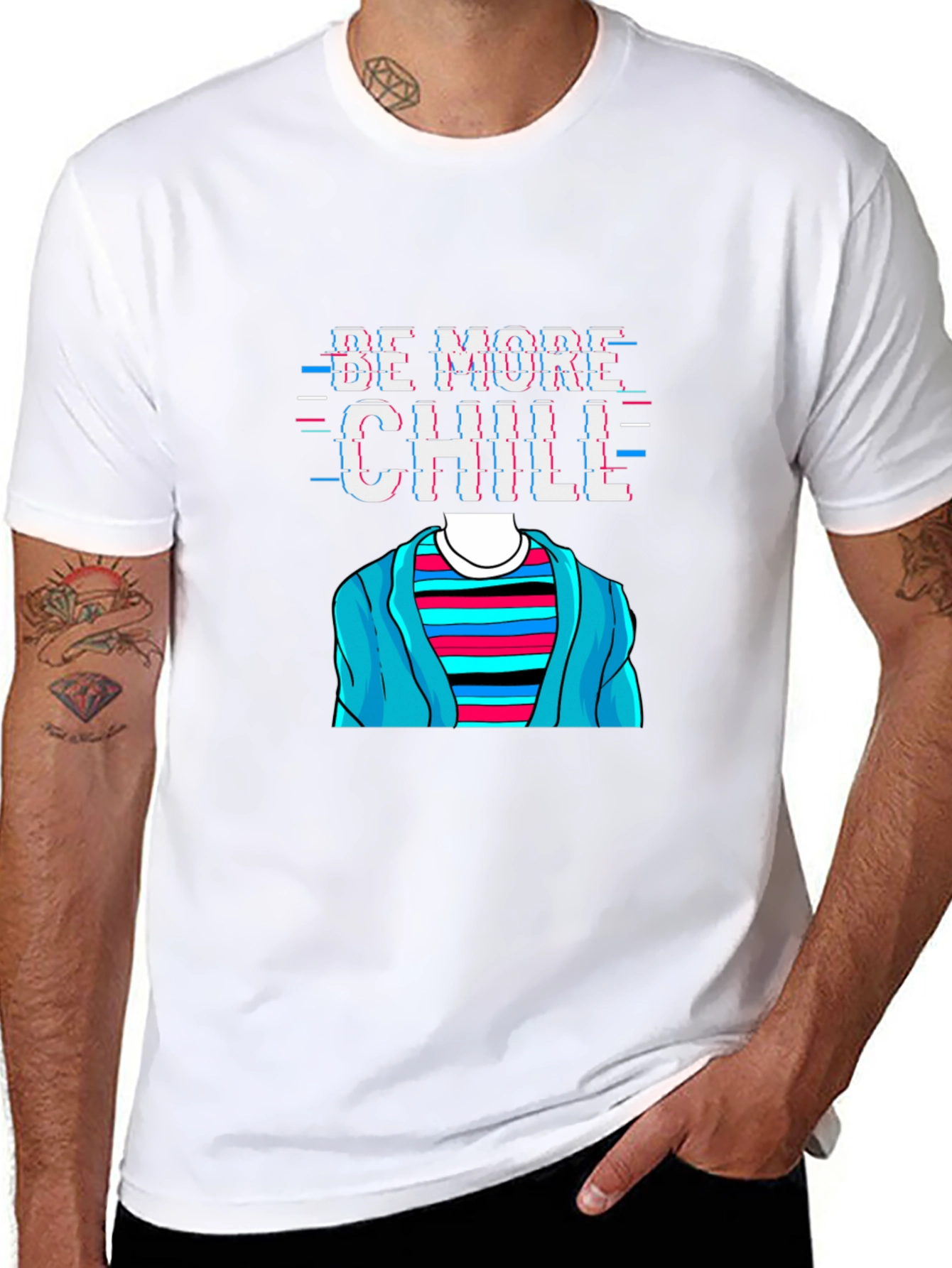 Be More Chill T-Shirt Funny Graphic Tee