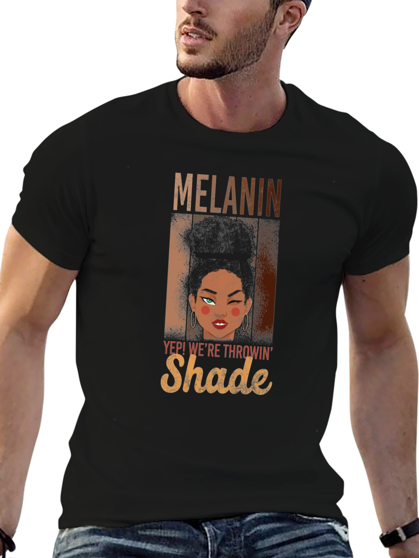 Melanin Shade T-Shirt - Stylish Graphic Tee
