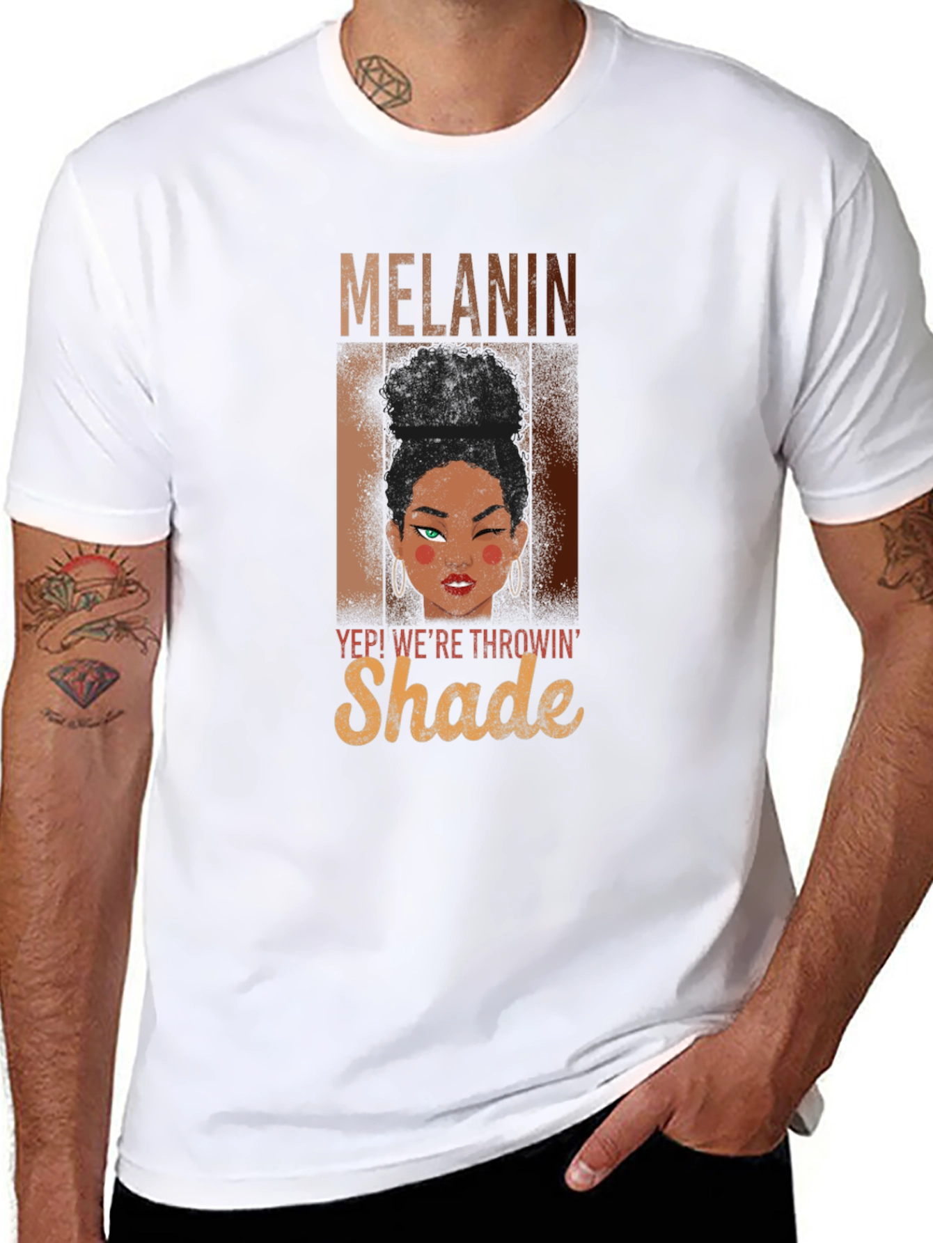 Melanin Shade T-Shirt - Stylish Graphic Tee