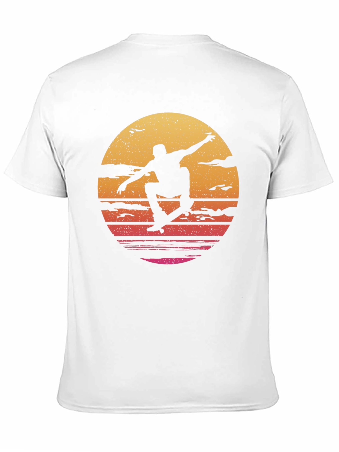 Skate Sunset Graphic Tee - Black