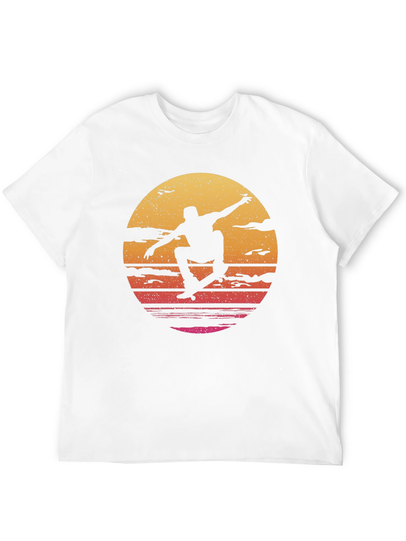 Skate Sunset Graphic Tee - Black
