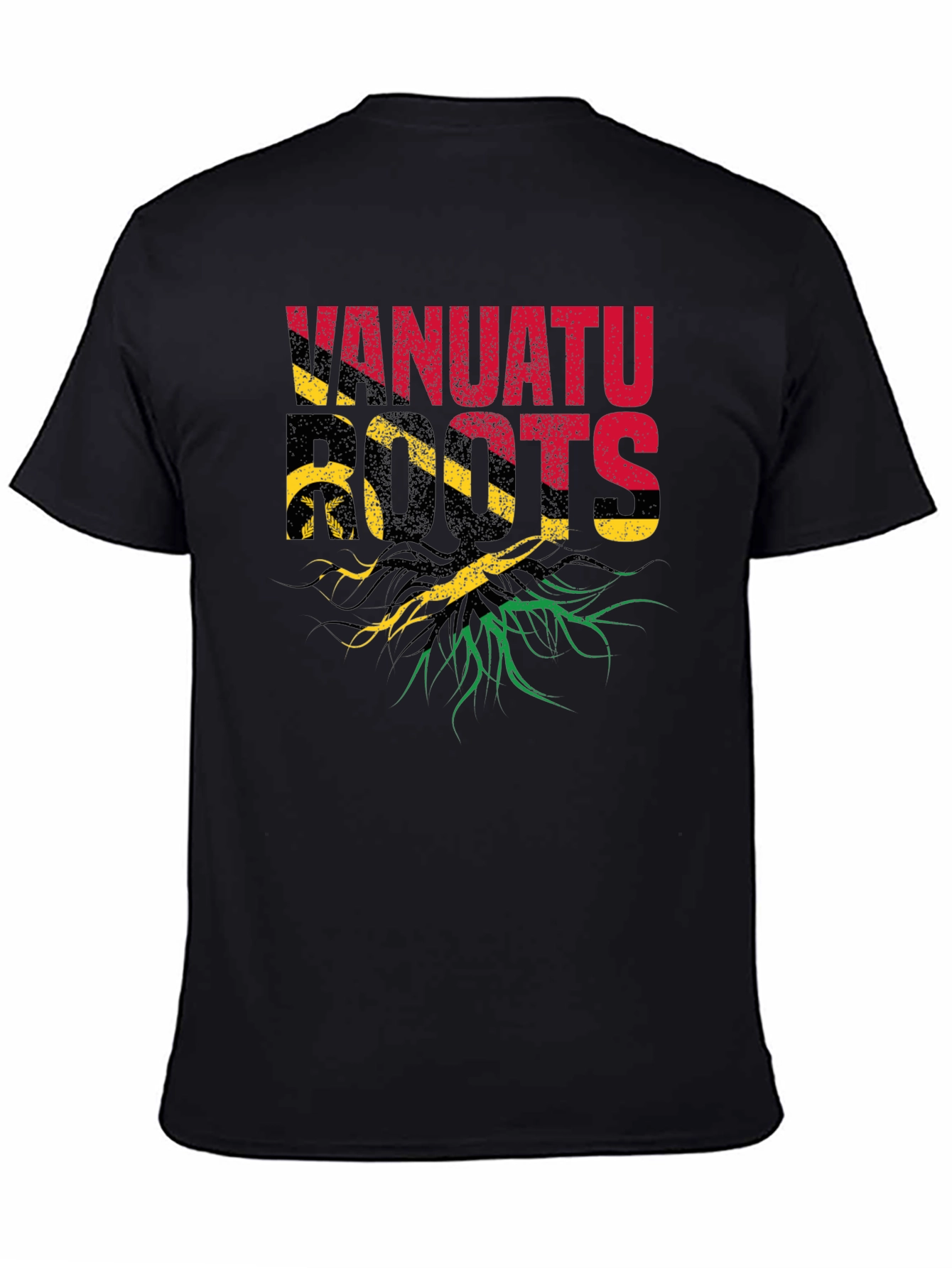 Vanuatu Roots Black T-Shirt