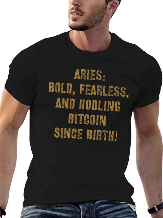 Aries Bitcoin HODLing Tee