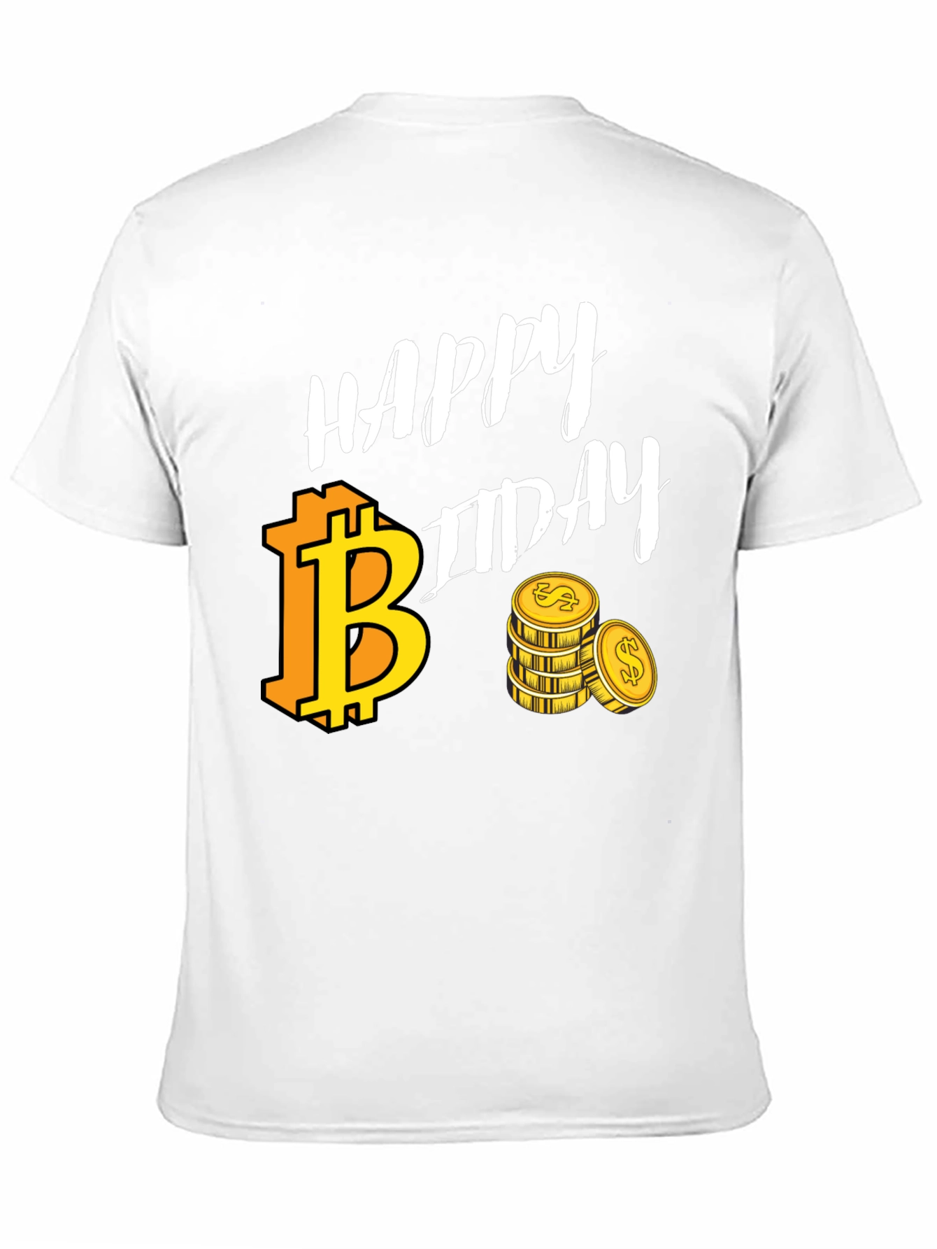 Bitcoin Birthday Black T-Shirt