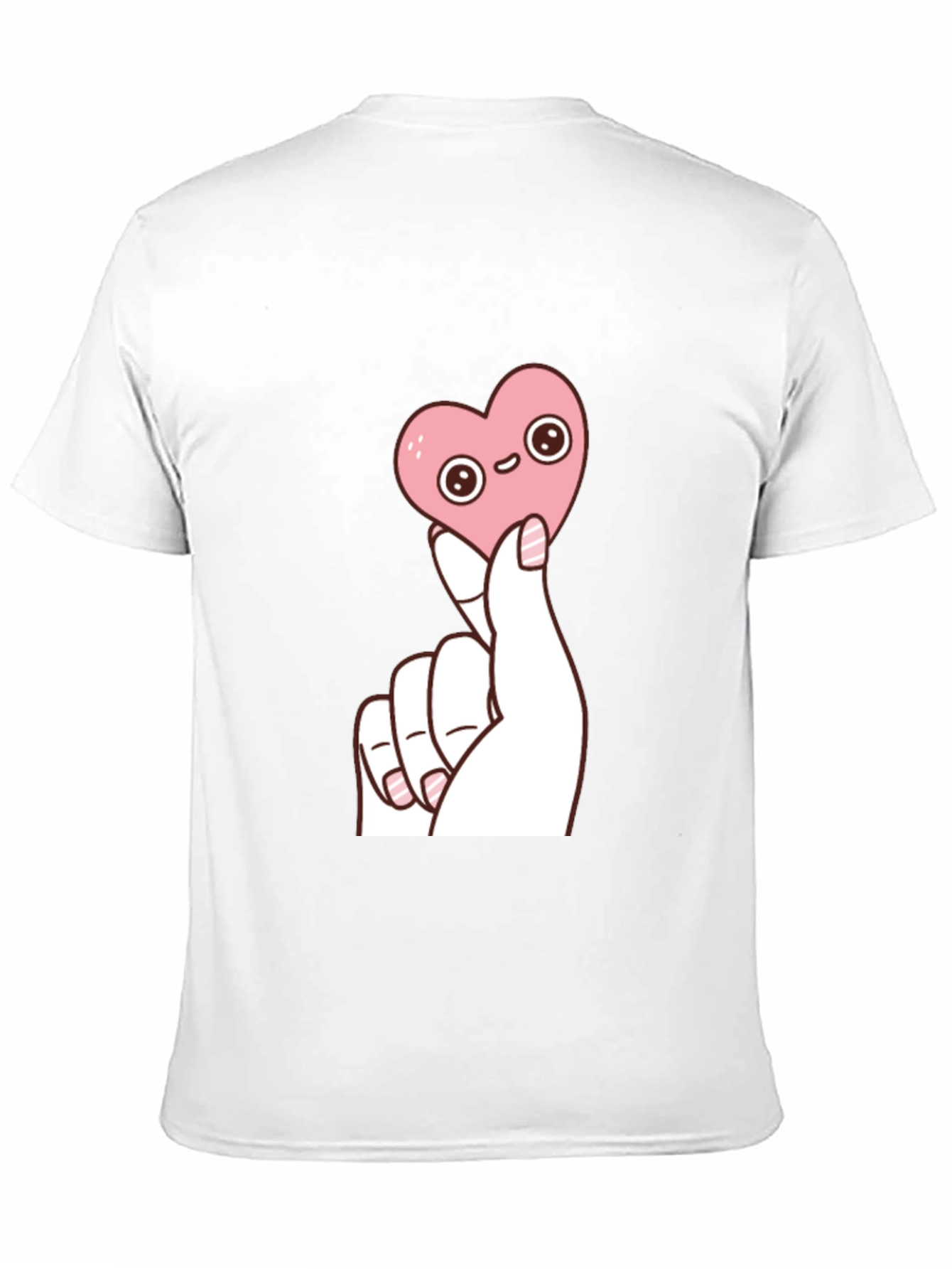 Kawaii Heart Graphic T-Shirt - Trendy Cute Top