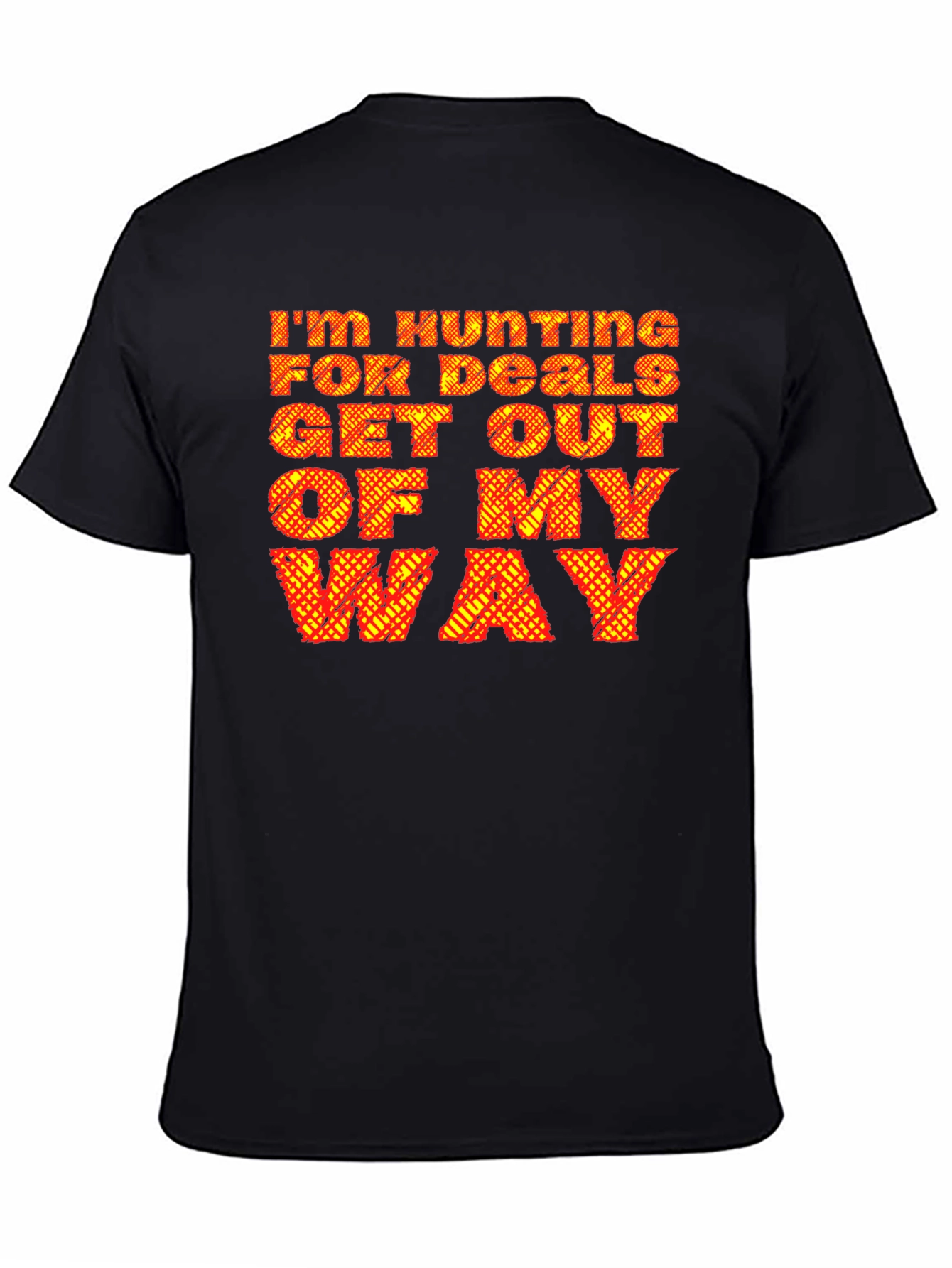 Hunting for Deals Black Graphic Tee