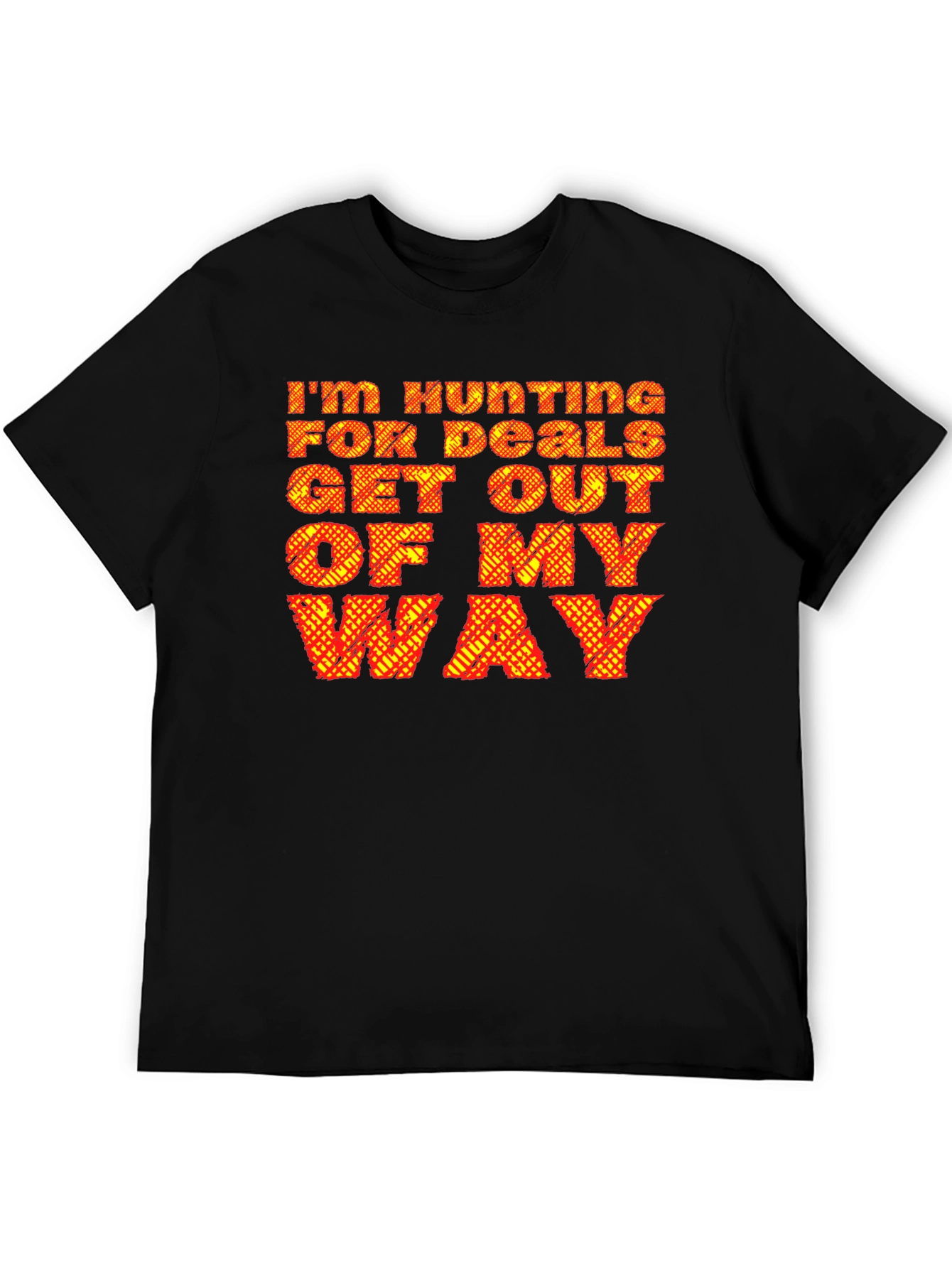 Hunting for Deals Black Graphic Tee