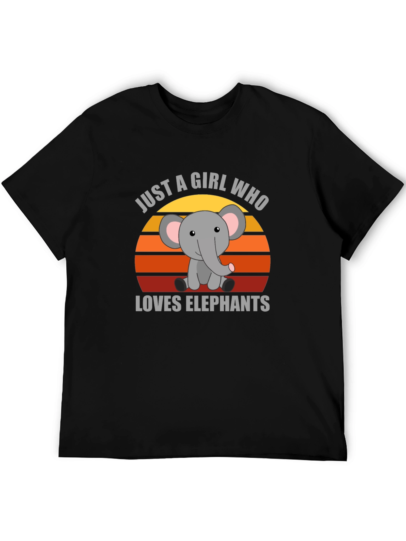 Just A Girl Who Loves Elephants T-Shirt