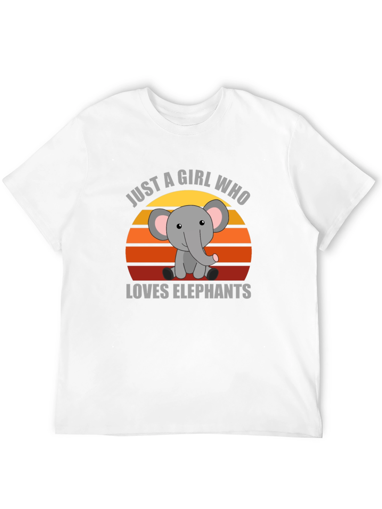 Just A Girl Who Loves Elephants T-Shirt