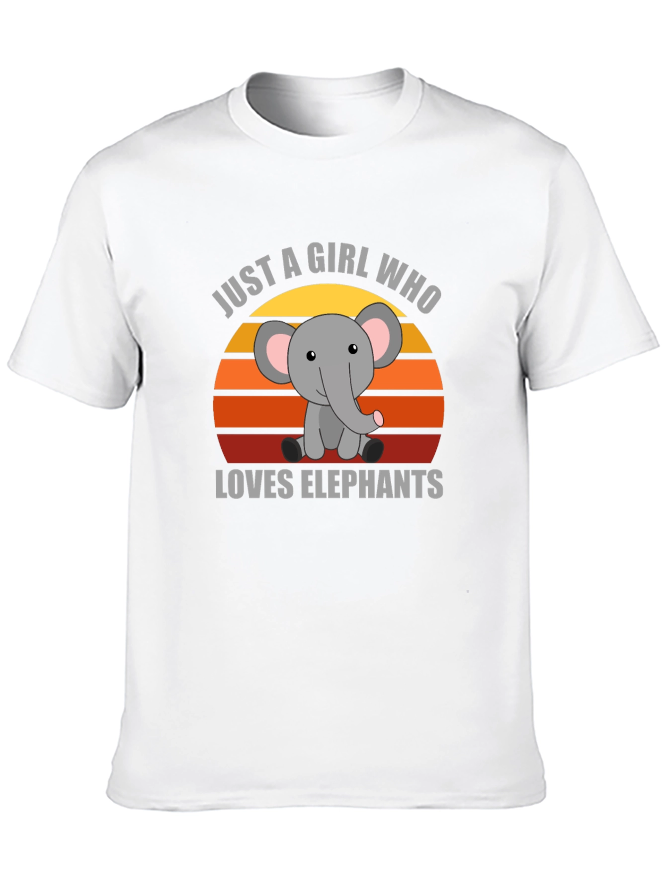 Just A Girl Who Loves Elephants T-Shirt