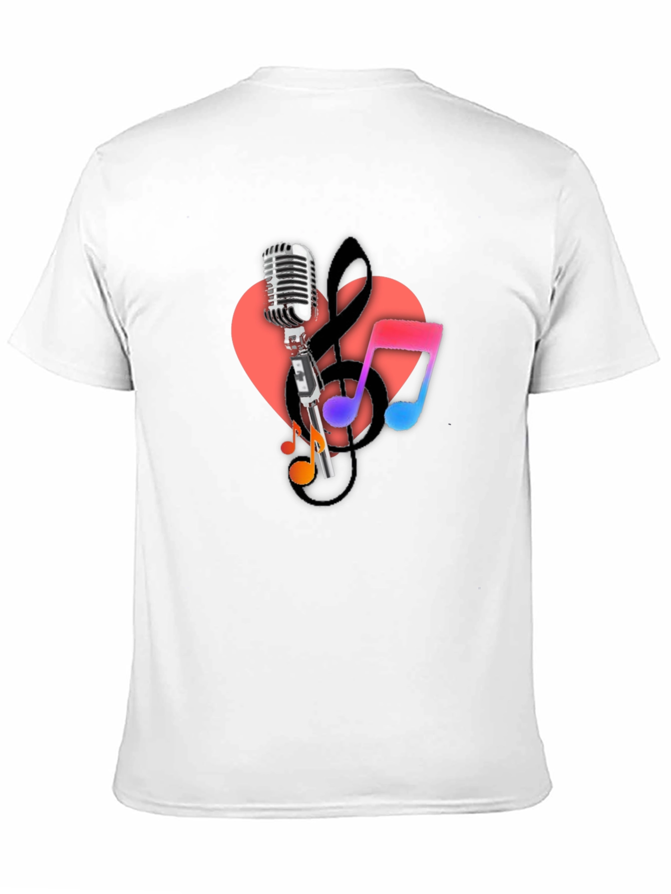 Music Lovers Black Graphic Tee