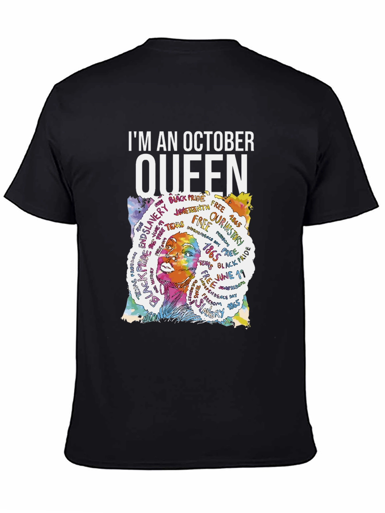 October Queen Black Pride T-Shirt
