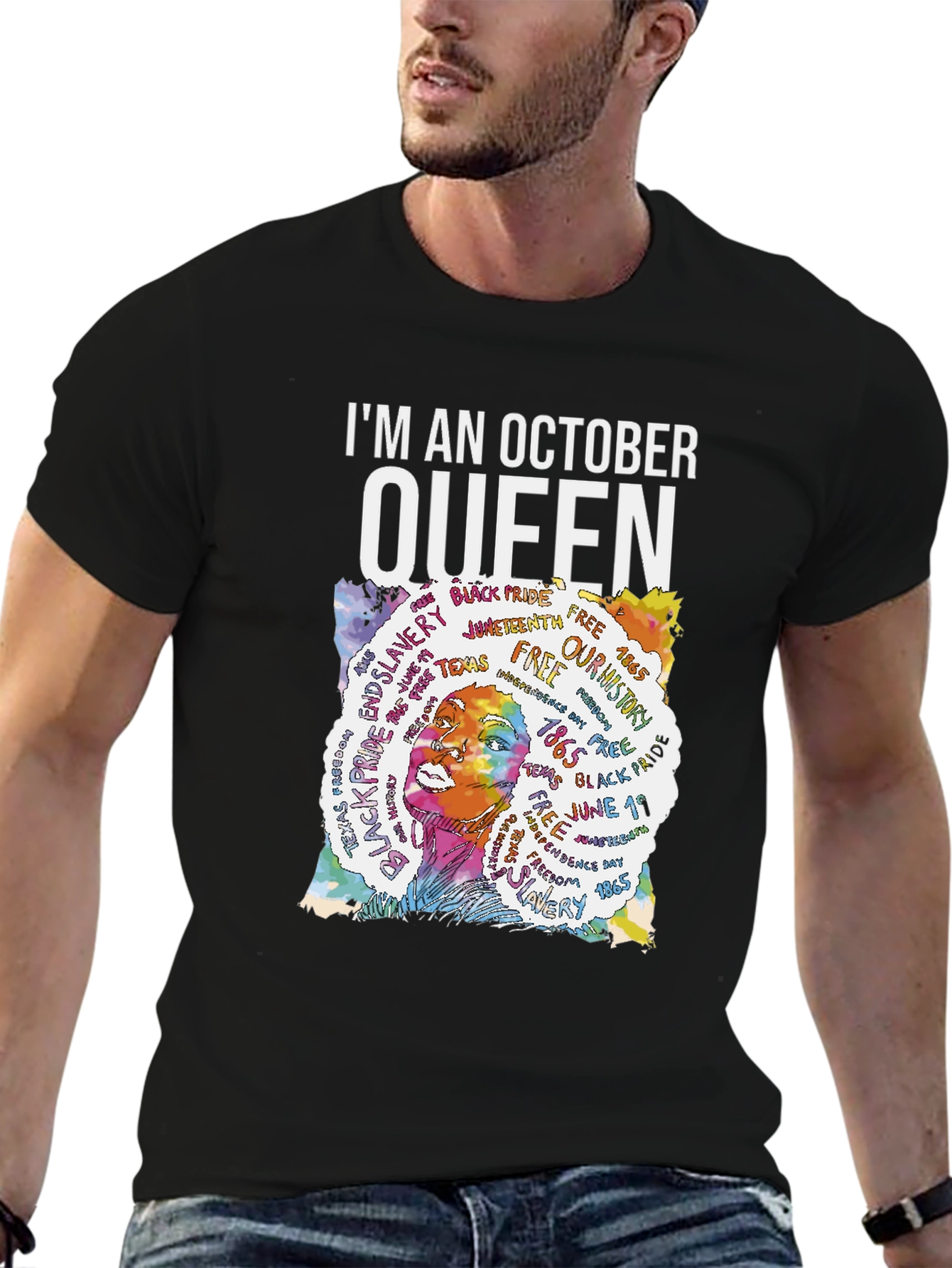 October Queen Black Pride T-Shirt