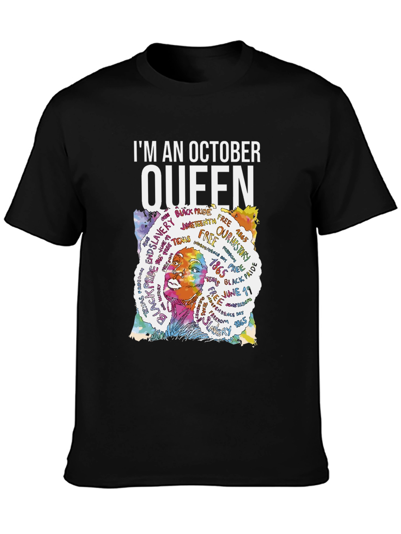 October Queen Black Pride T-Shirt