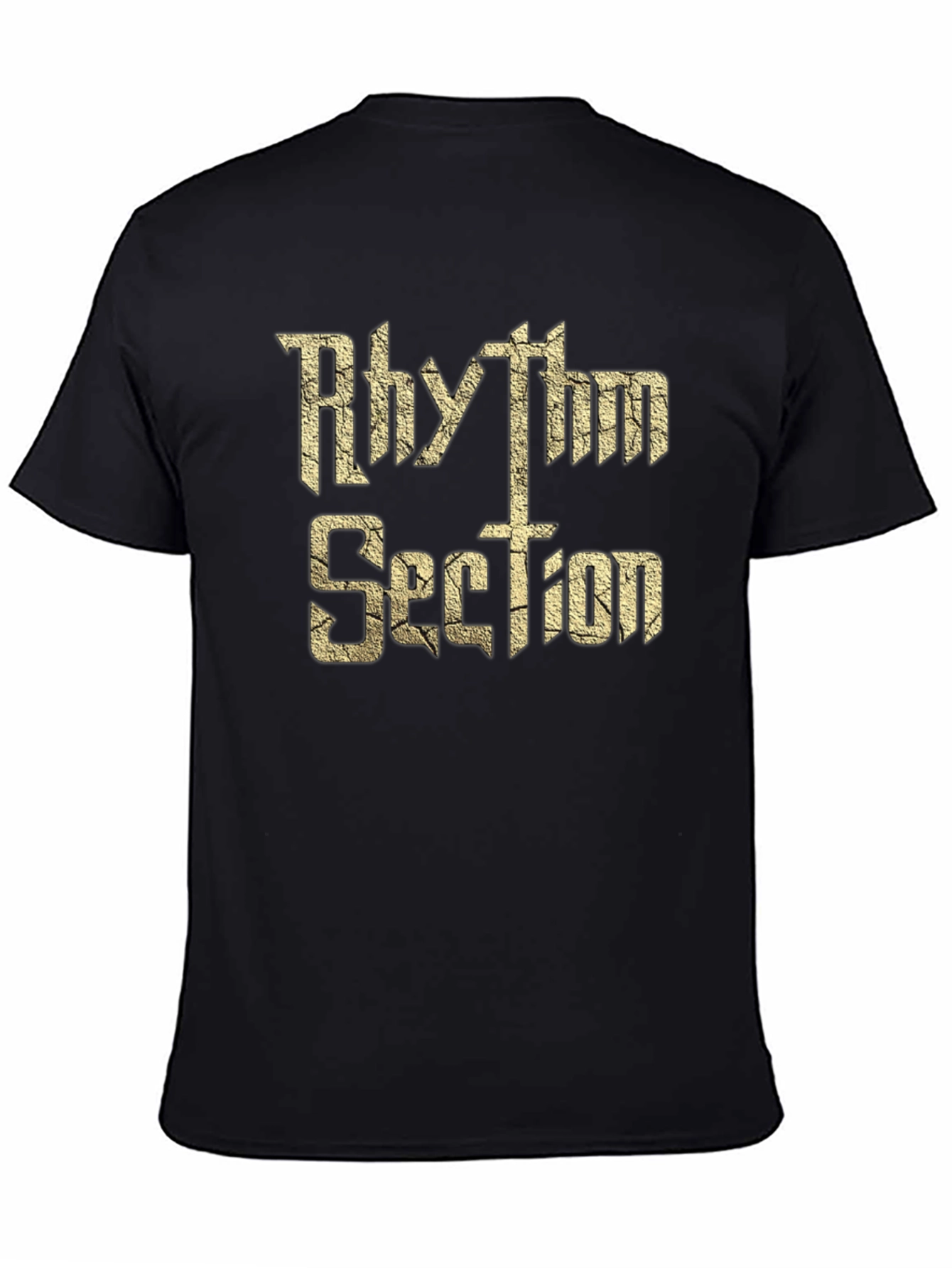 Rhythm Section Graphic Tee - Black Cotton Comfort