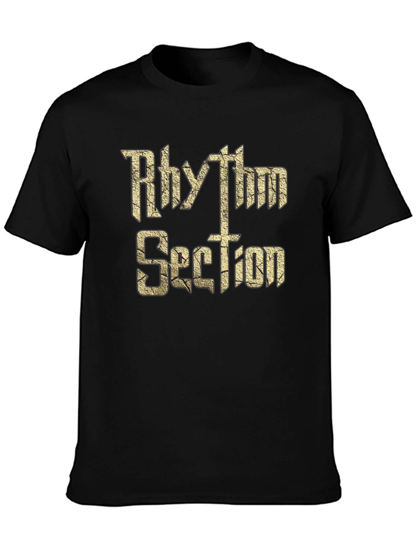 Rhythm Section Graphic Tee - Black Cotton Comfort
