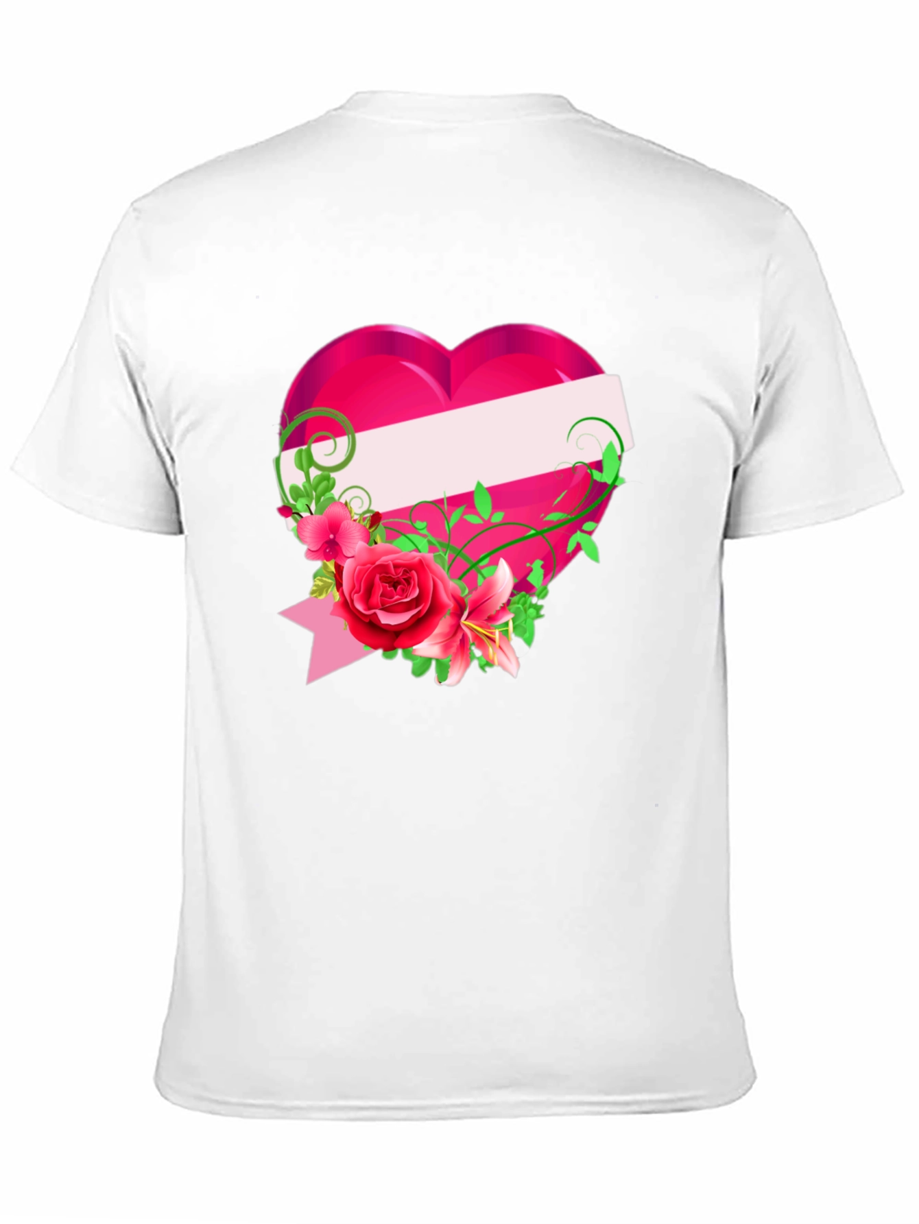 Floral Heart Graphic T-Shirt
