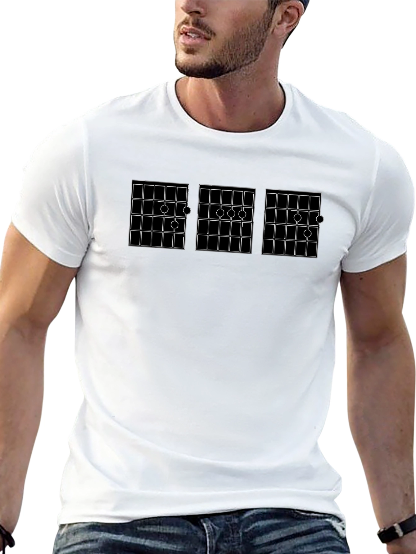 Guitar Chord Chart Graphic T-Shirt