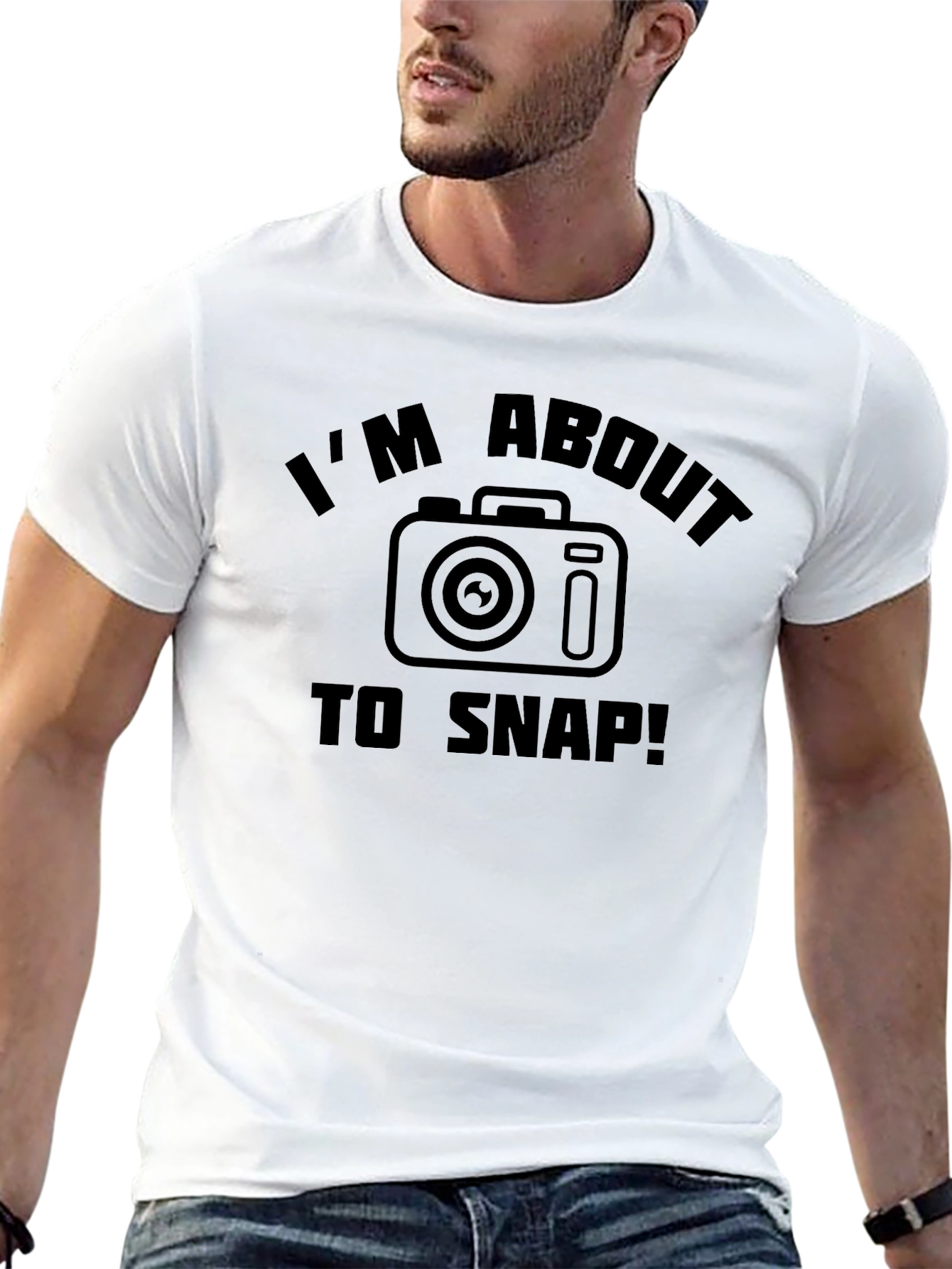 Im About to Snap! Camera Graphic T-Shirt