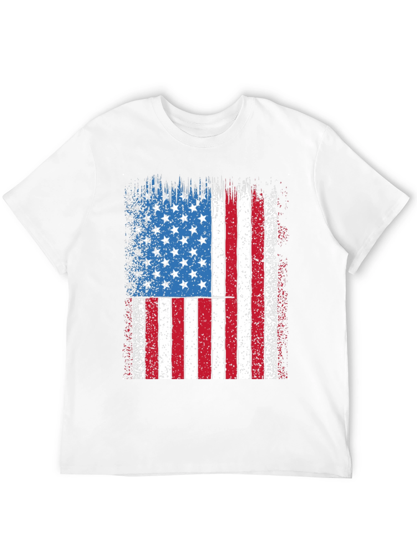 American Flag Distressed Graphic Tee