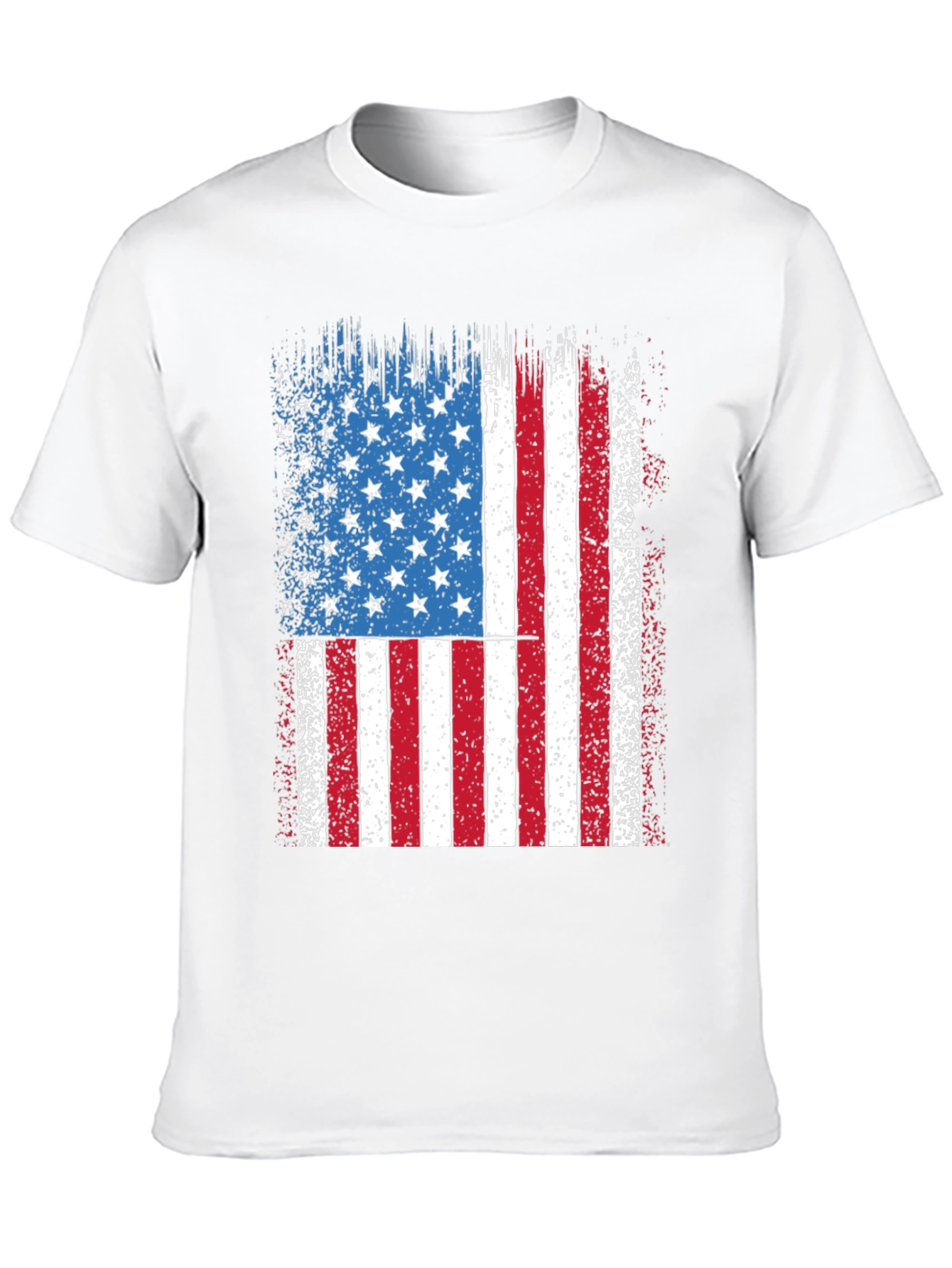 American Flag Distressed Graphic Tee
