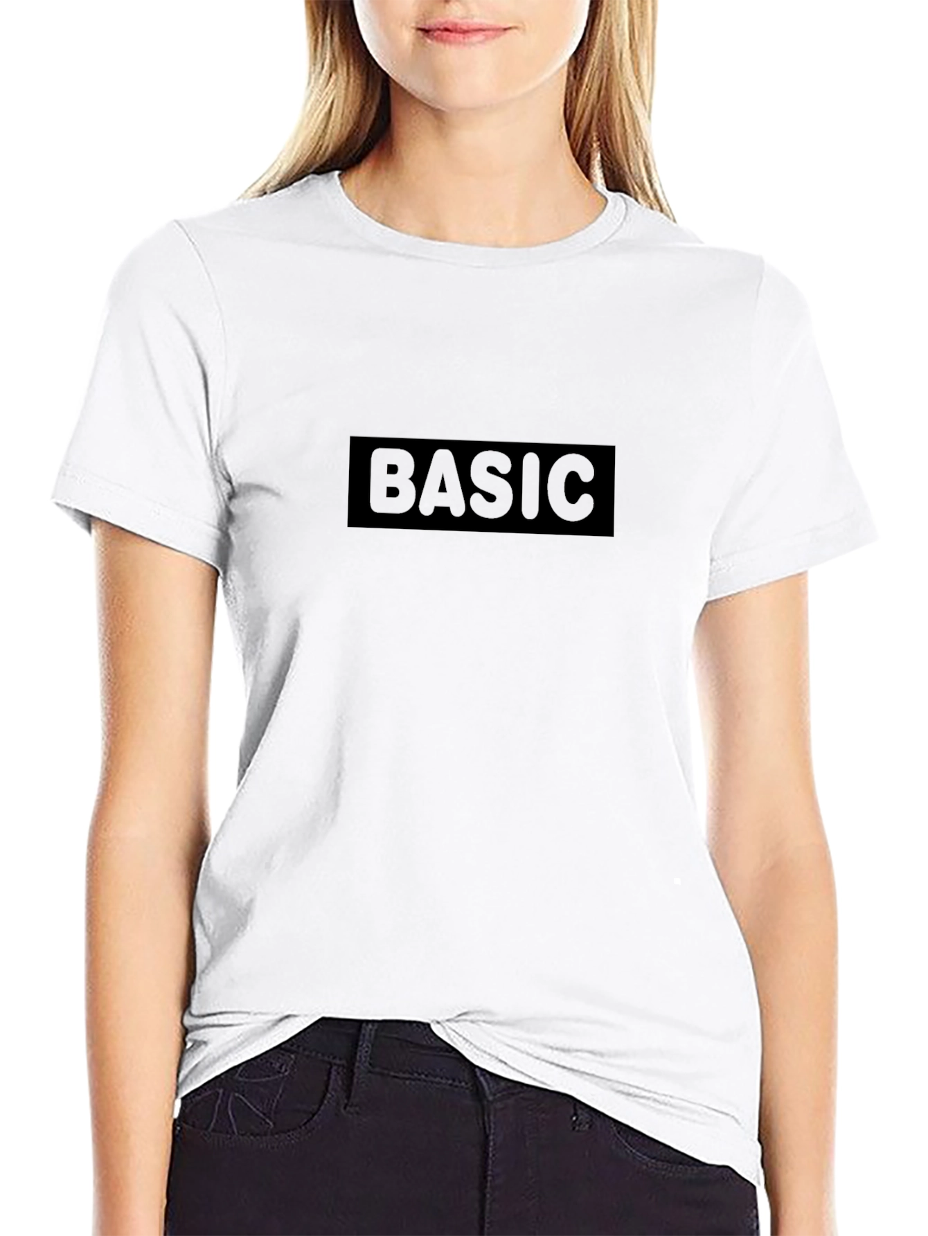 Basic Black Tee - Minimalist Style