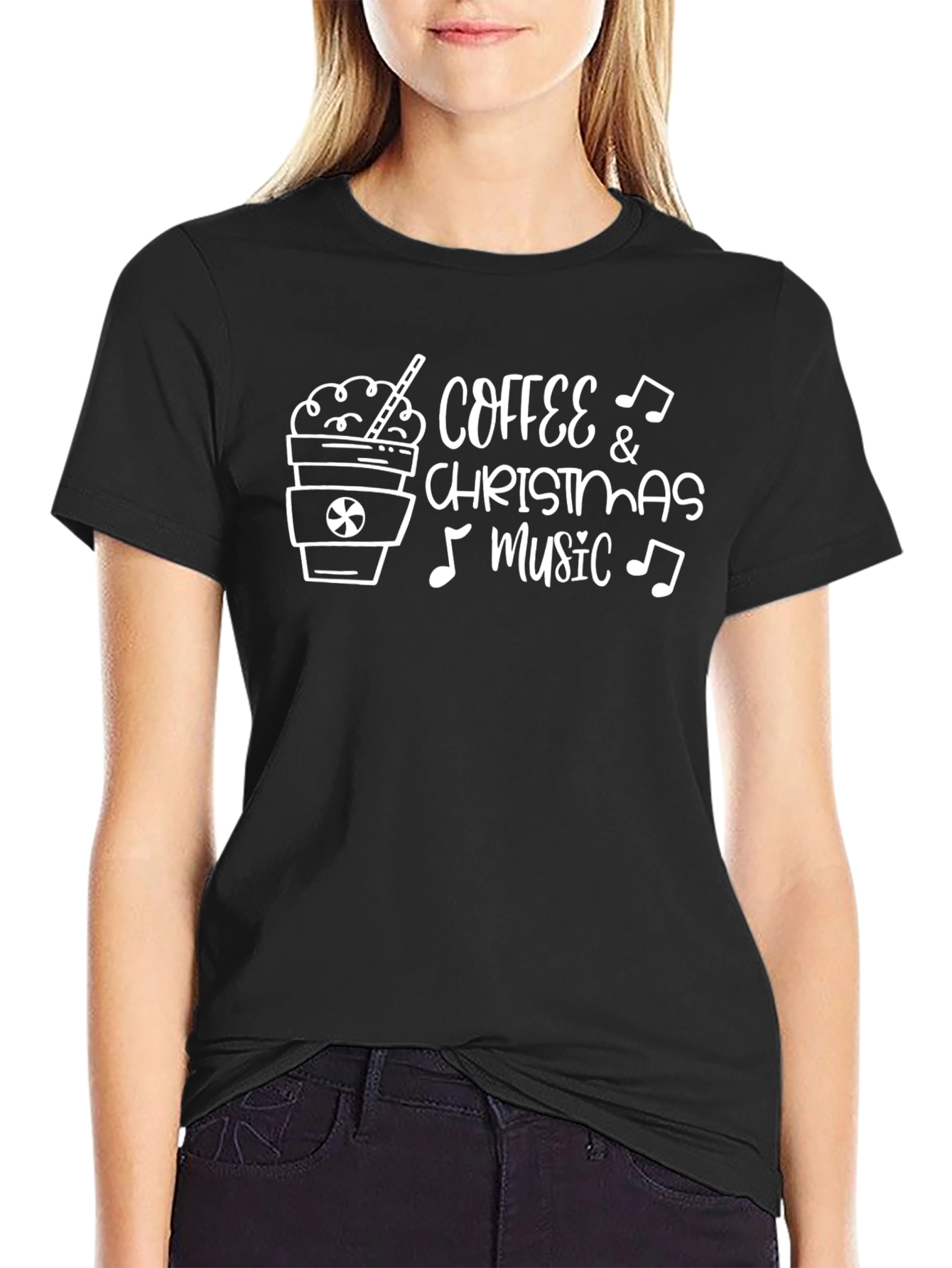Coffee & Christmas Music T-Shirt