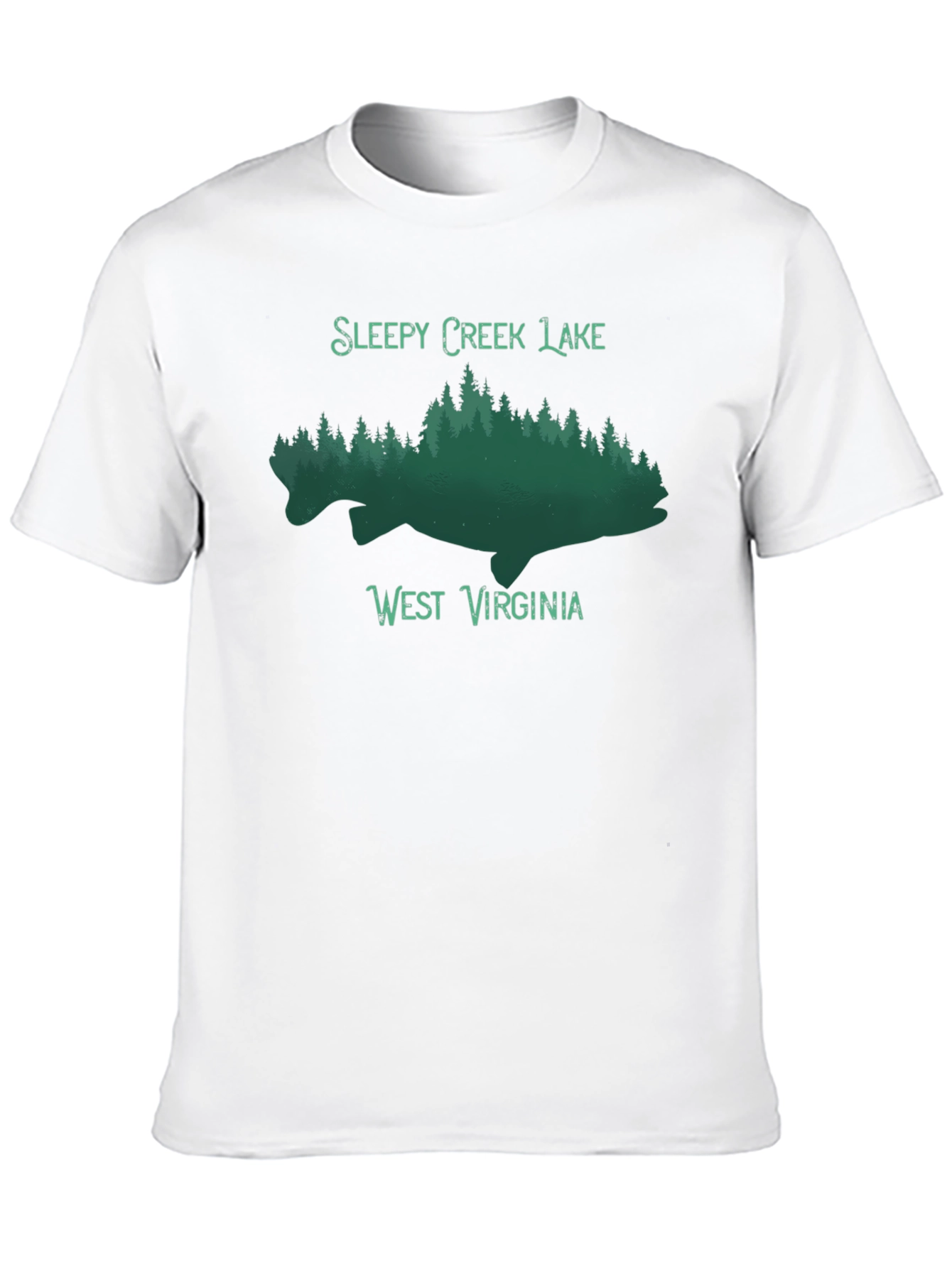 Sleepy Creek Lake West Virginia Black Tee