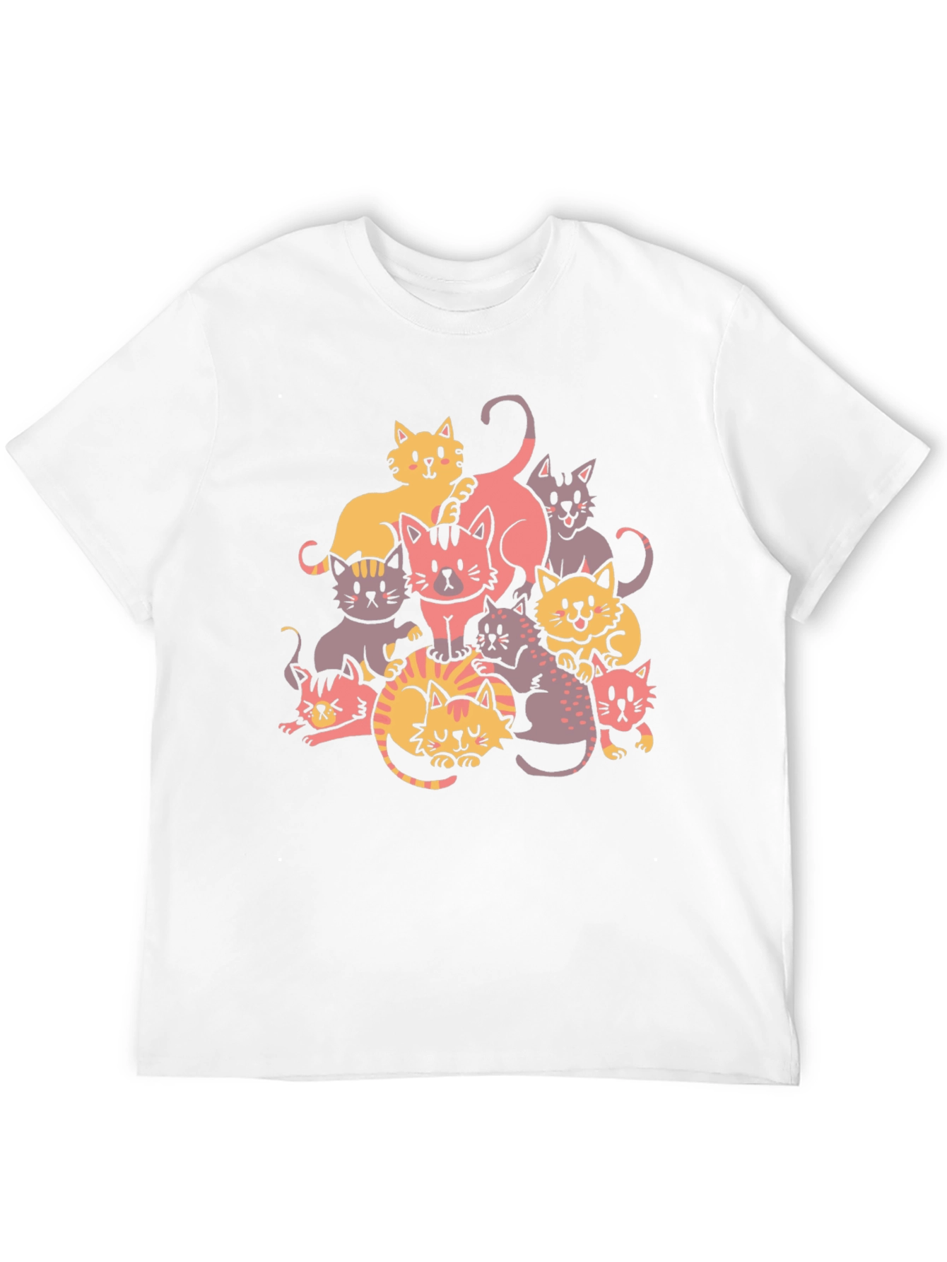 Cats Graphic Tee - Fun & Stylish