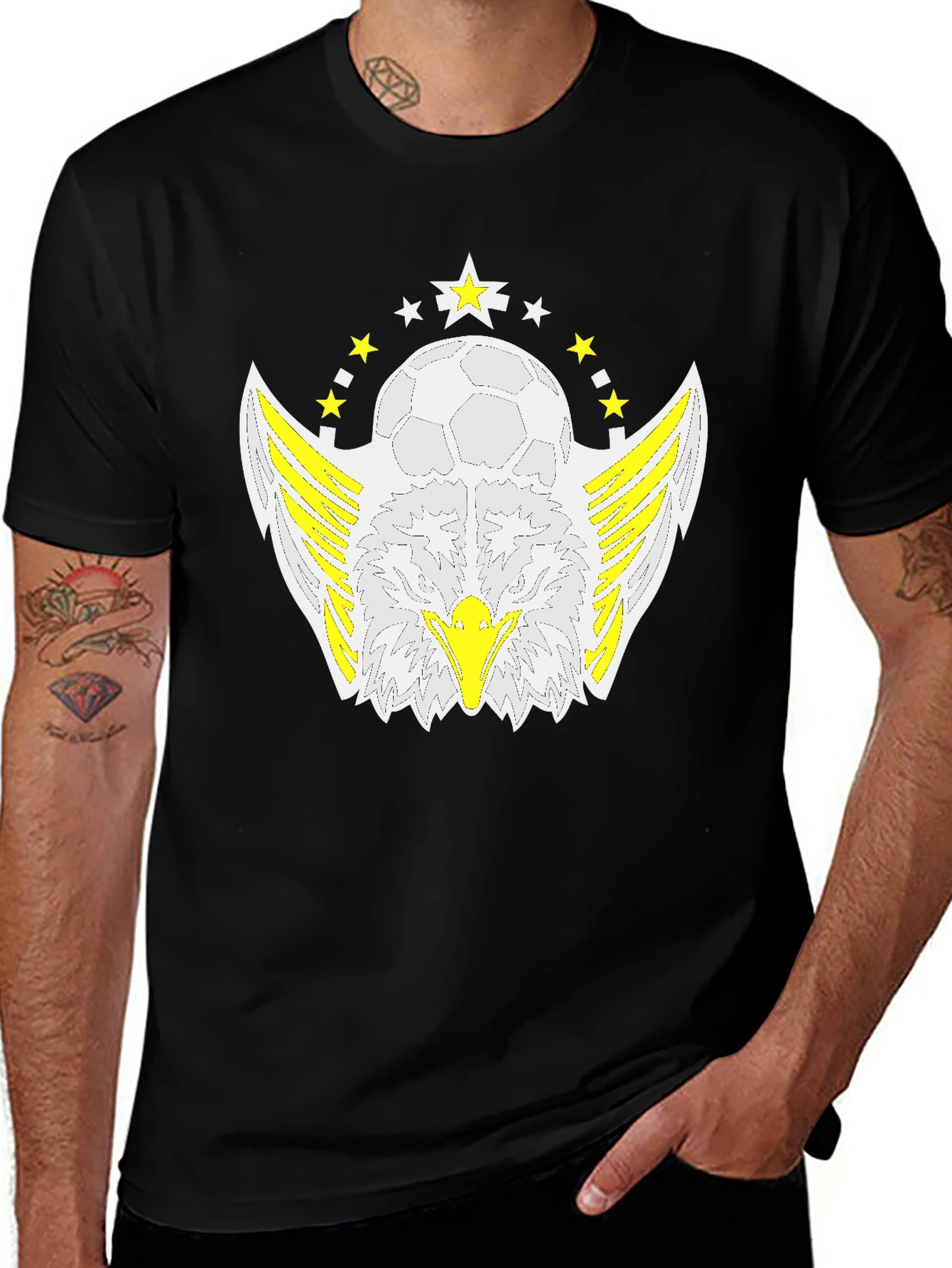 Eagle Soccer Black T-Shirt