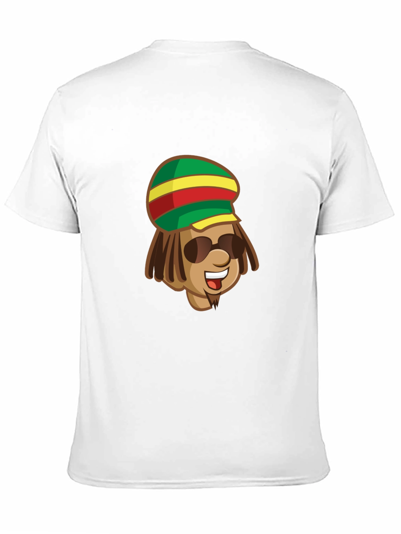 Rasta Man Graphic Black T-Shirt