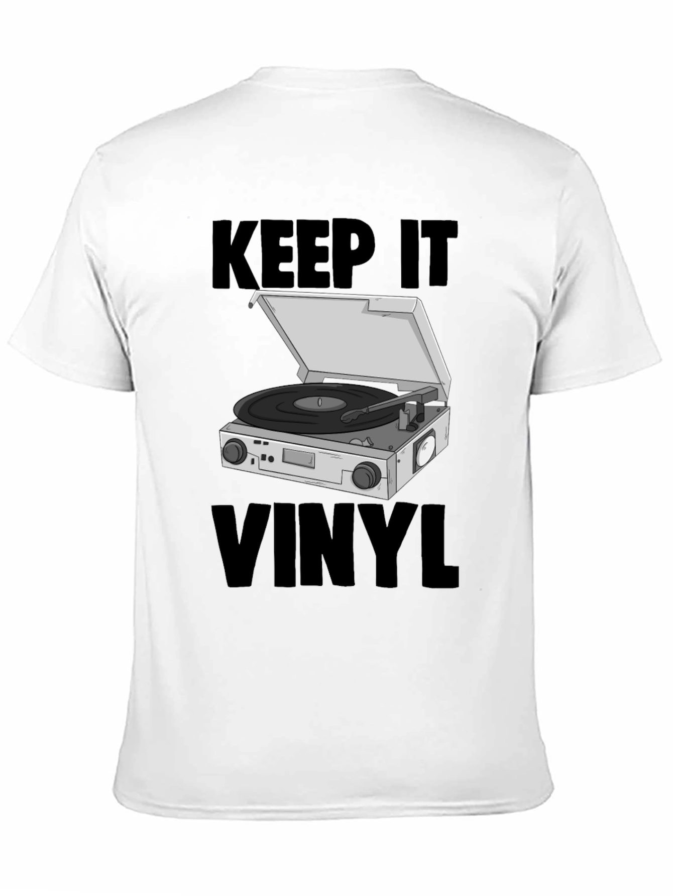 Keep it Vinyl T-Shirt - Retro Music Lover Tee
