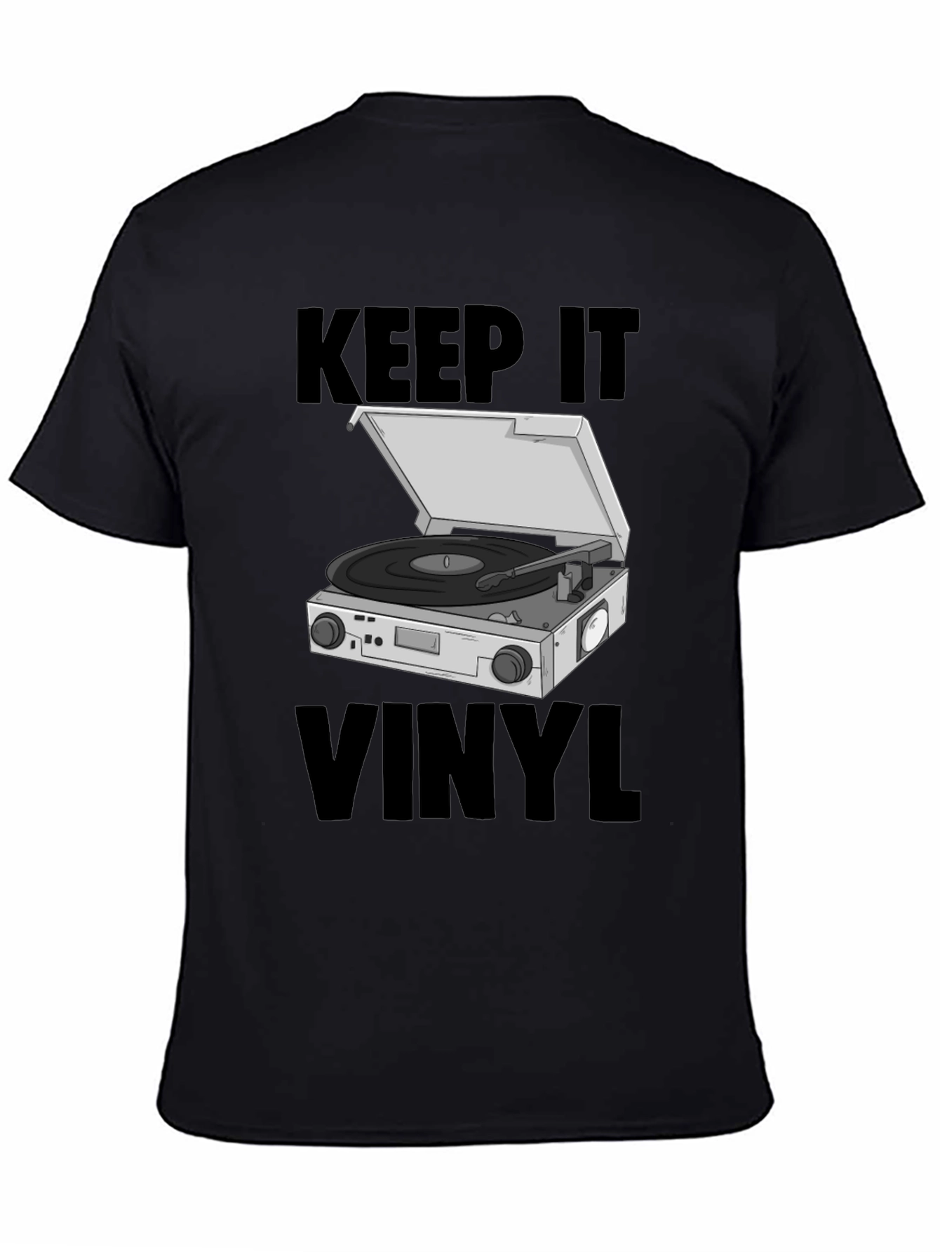 Keep it Vinyl T-Shirt - Retro Music Lover Tee