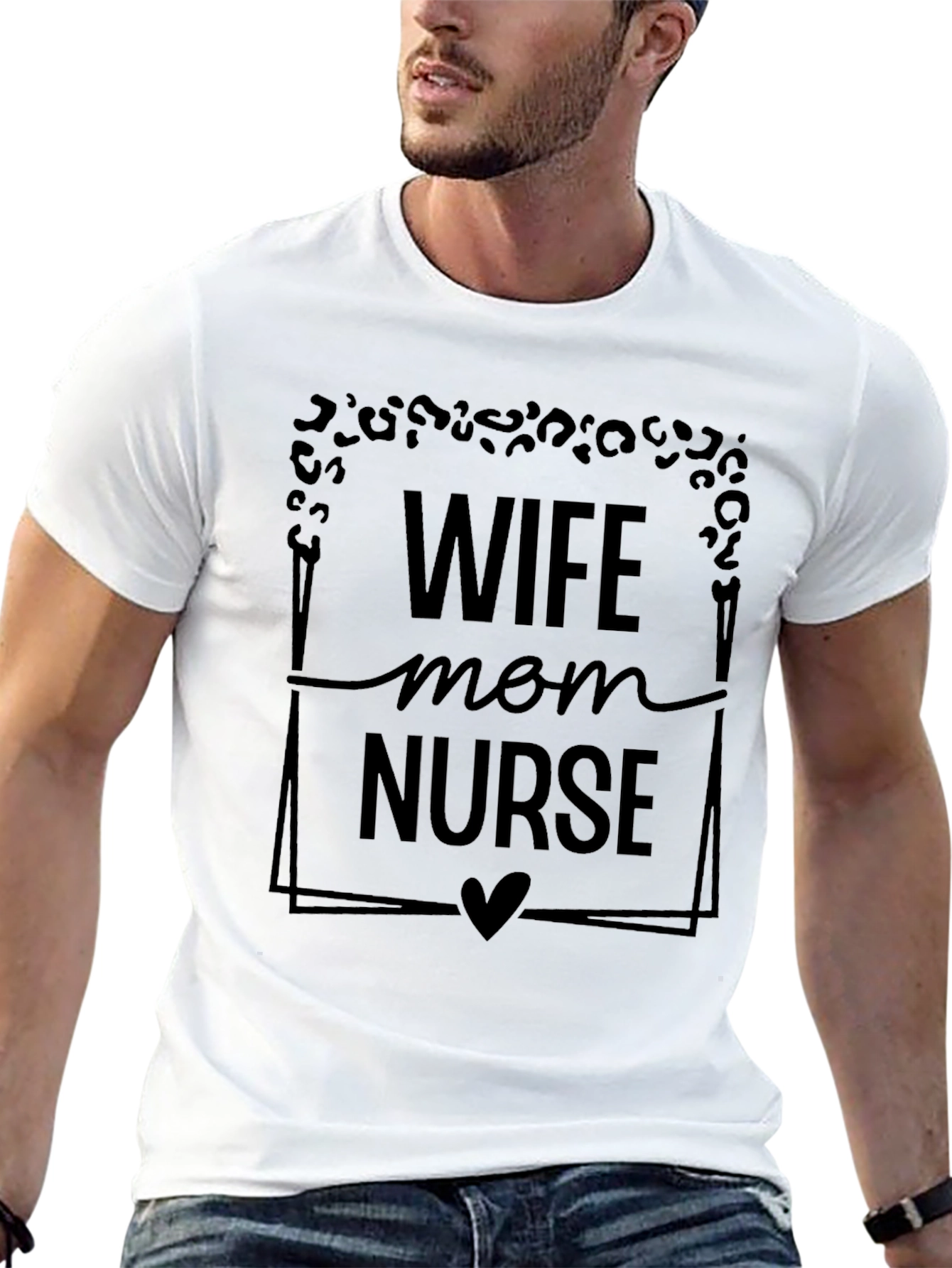 Wife Mom Nurse Graphic Tee