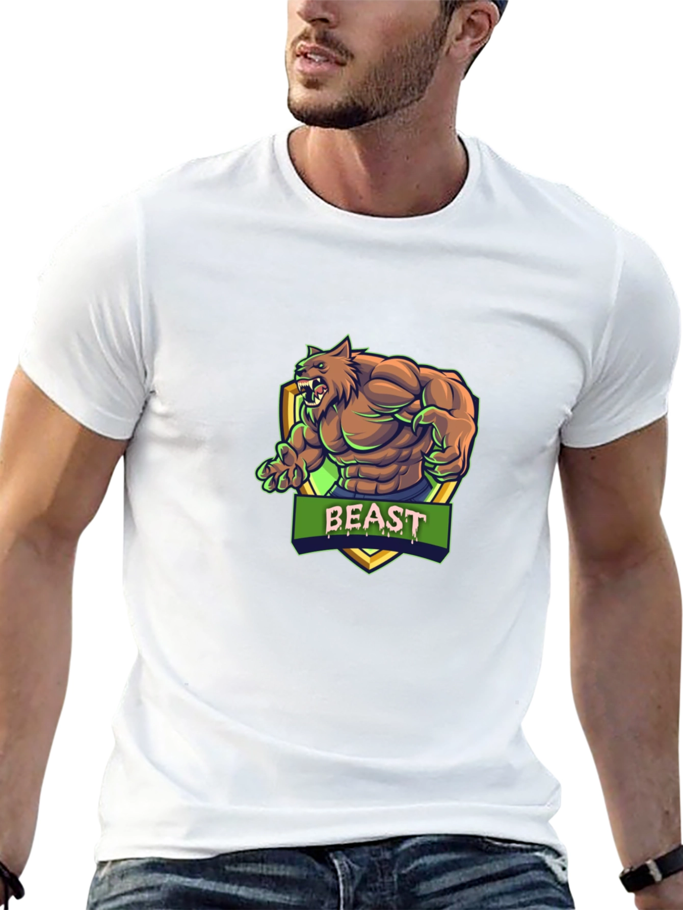 Beast Mode Graphic Tee - Mens Black T-Shirt