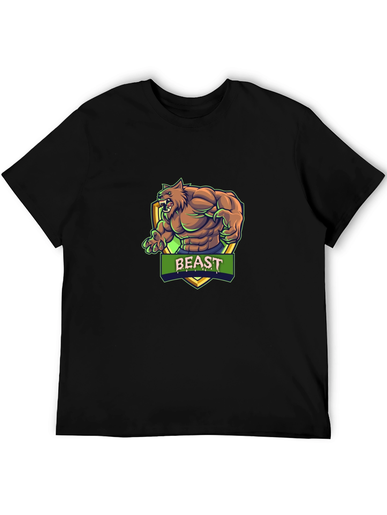 Beast Mode Graphic Tee - Mens Black T-Shirt