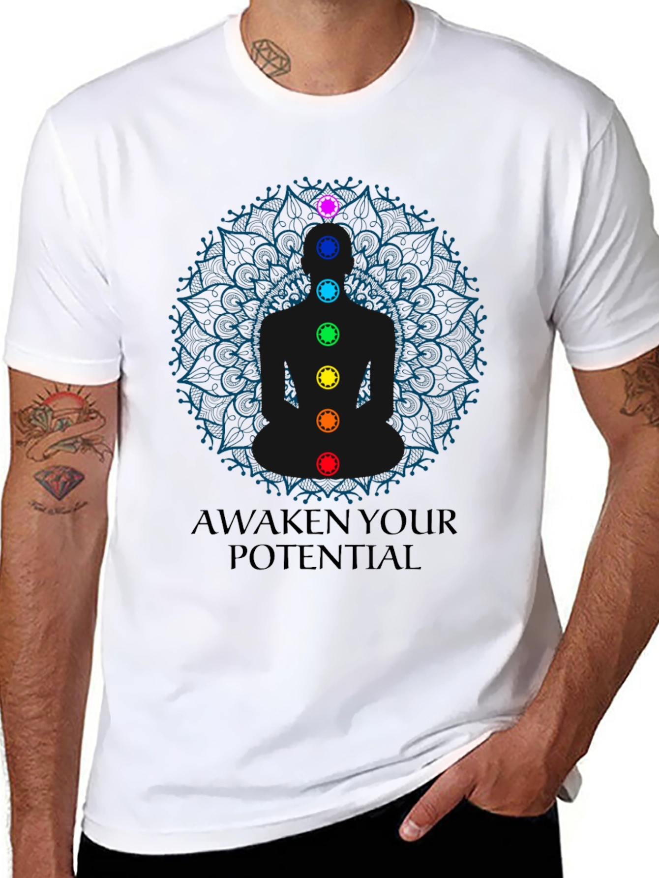 Awaken Your Potential Chakra T-Shirt